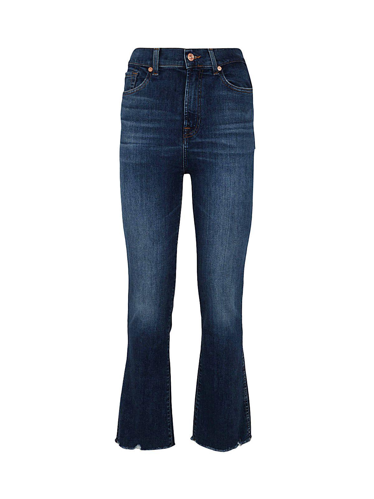 7 For All Mankind Baumwolle Andere materialien jeans in Blau Damen Jeans 7 For All Mankind Jeans 