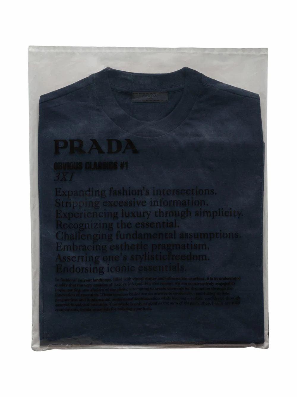 Prada Cotton Triple Pack Crew Neck T-shirts in Blue for Men - Save 