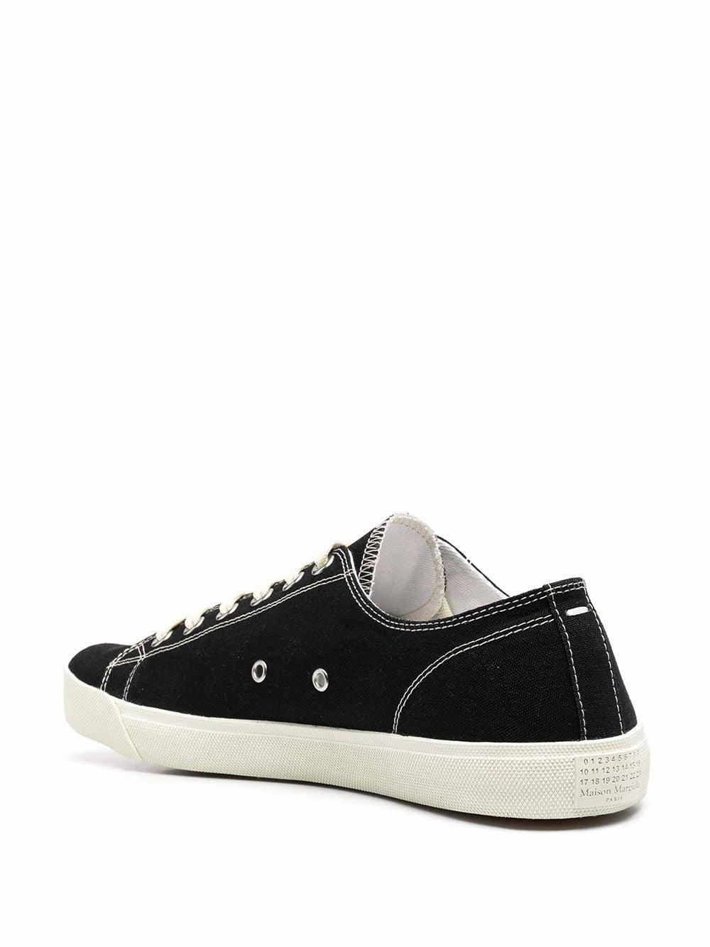 Maison Margiela Tabi Canvas Sneakers in Black for Men - Save 54 