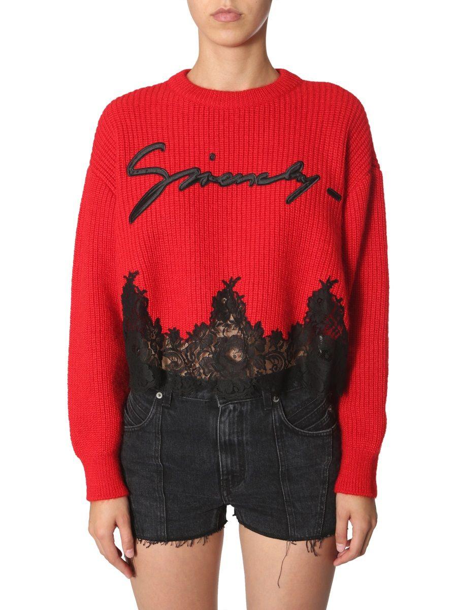 Givenchy Red Wool Sweater in Red - Save 46% - Lyst