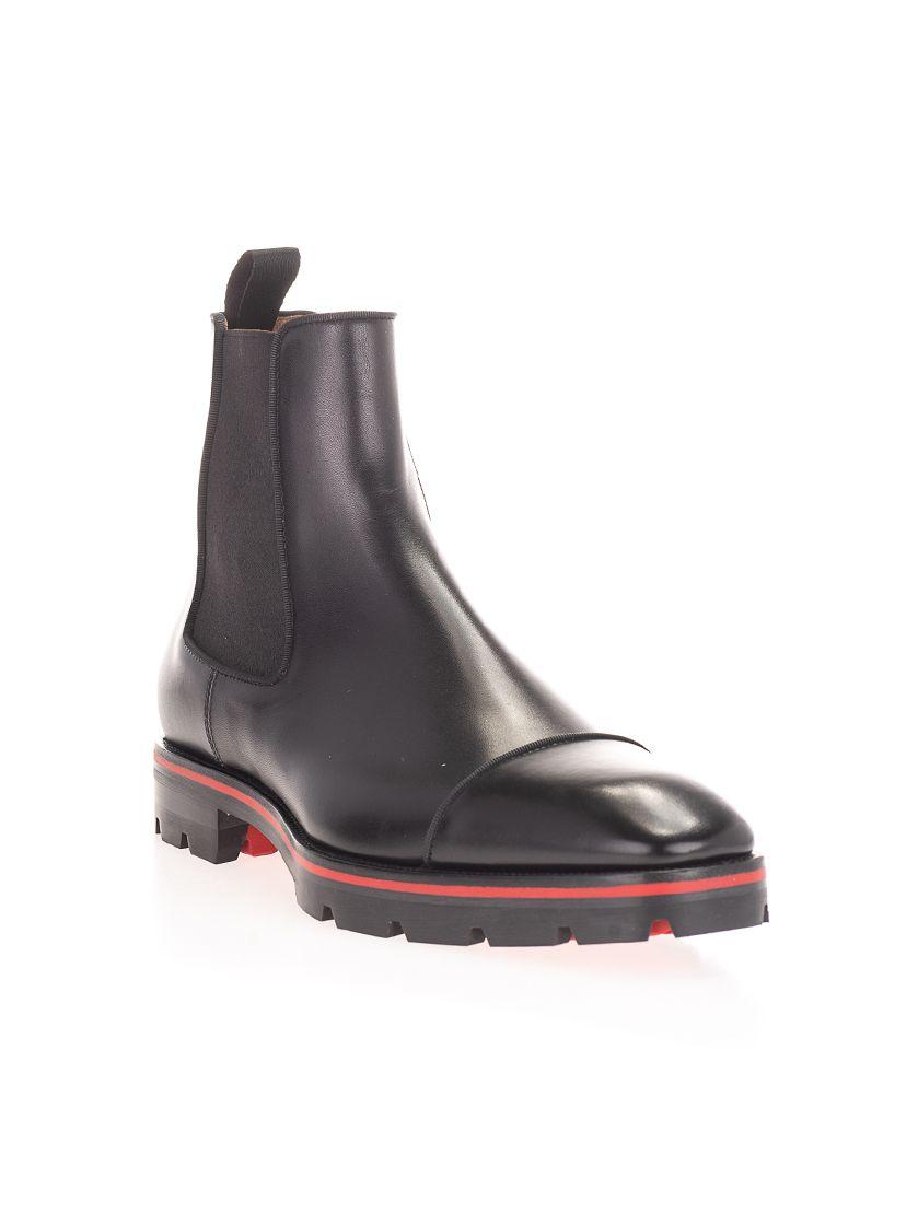 Christian Louboutin Leather Ankle Boots 