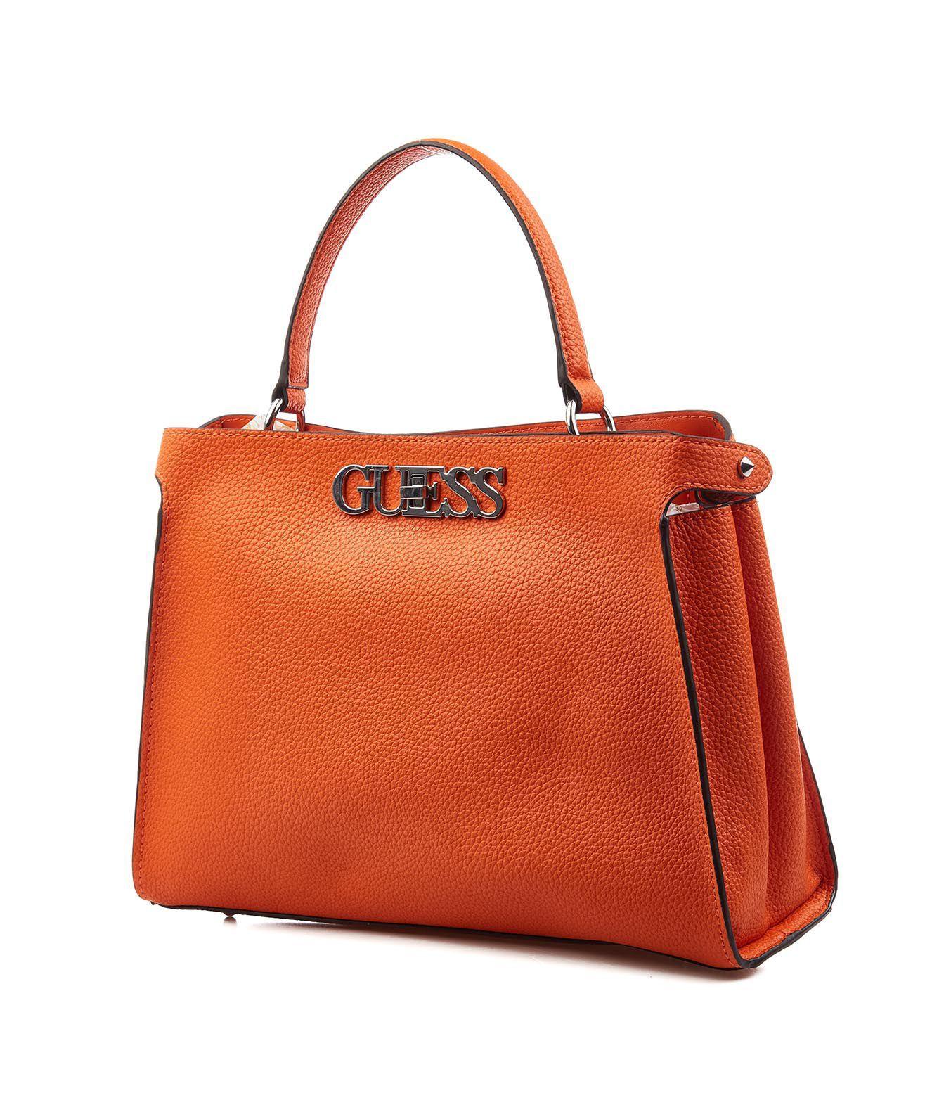 guess orange bag