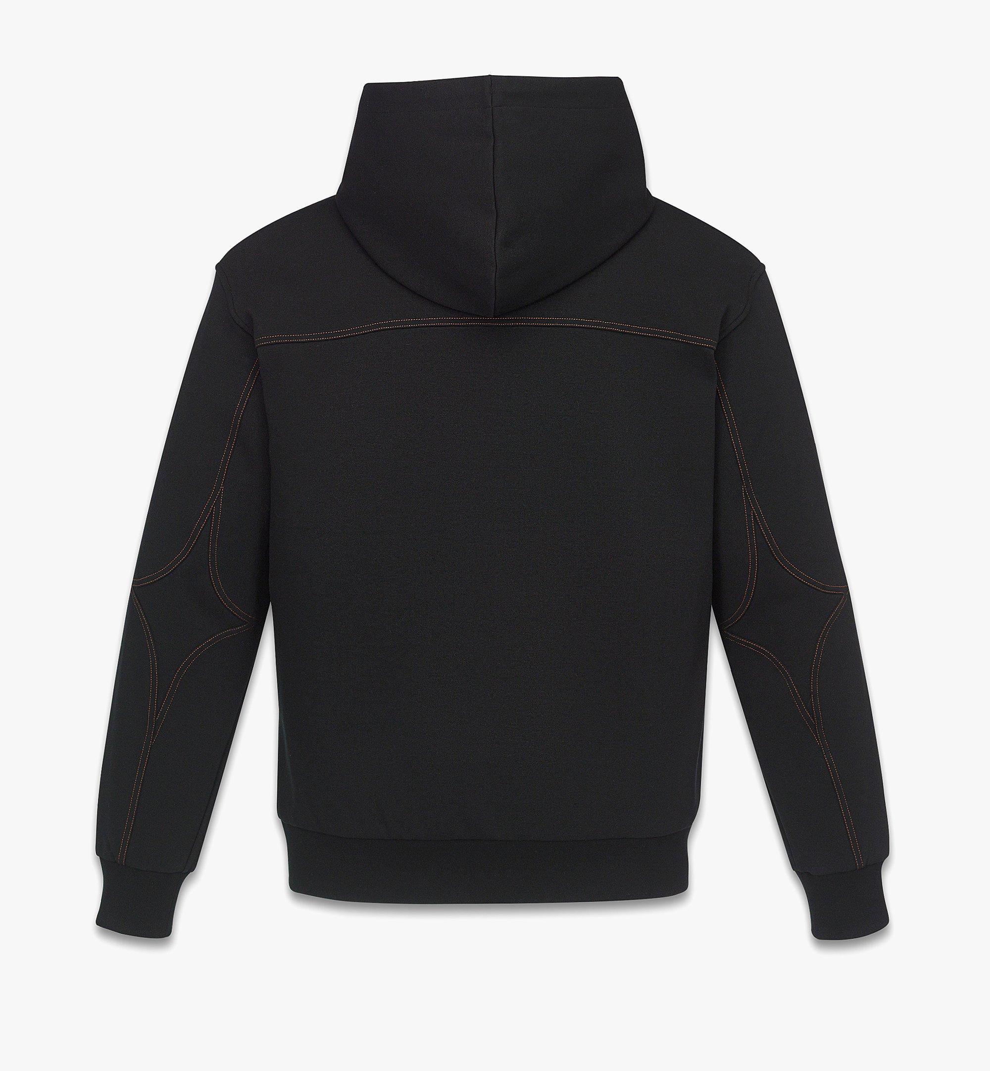 パーカー・フーディ Mcm Monogram Embroidered Black Sweatshirt With Crew Neck And MCM Men's Classic Logo Fleece Hoodie Sweatshirt sz S Black