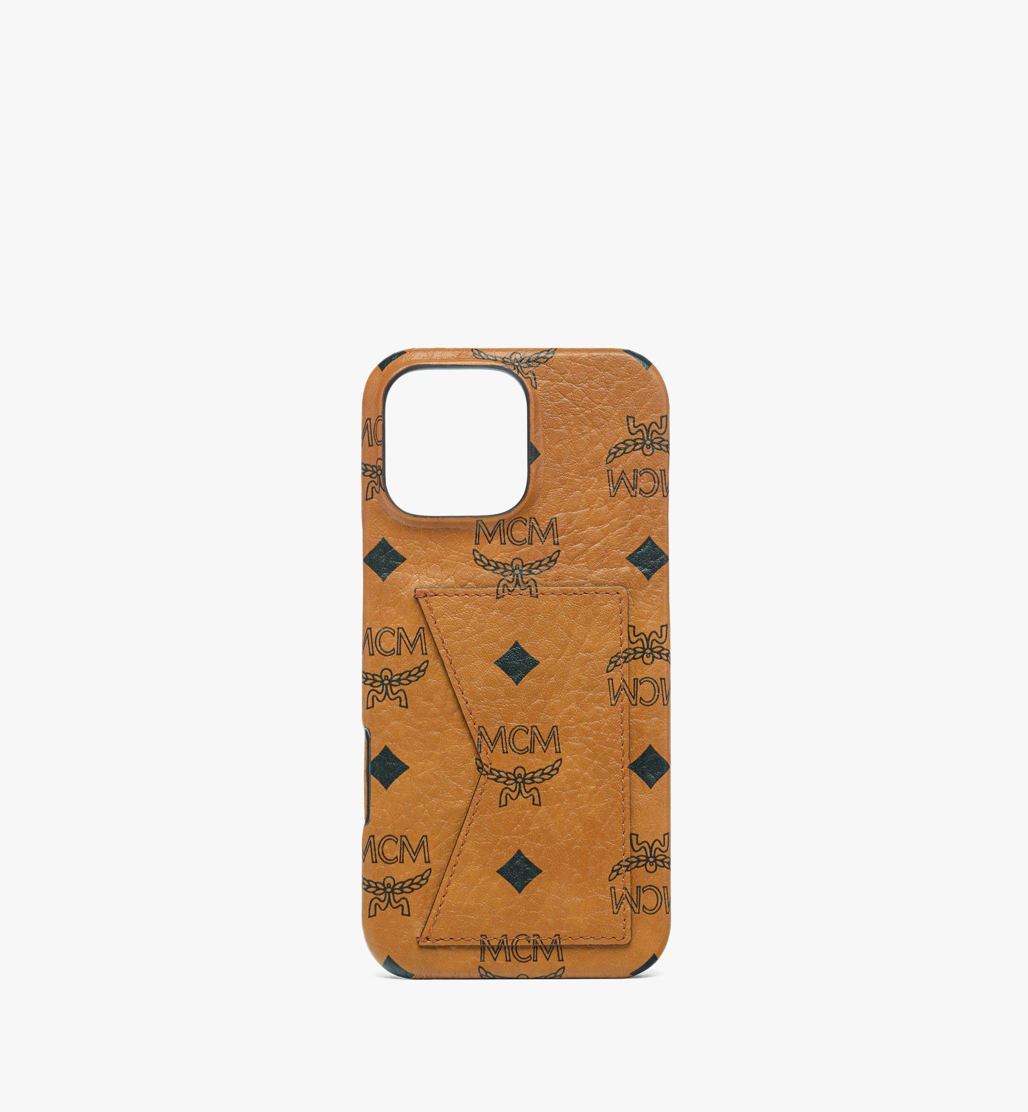 MCM × CASETiFY iPhone 16 Pro 定価190ドル MCM Iphone 16 Pro Max Case In Visetos in Metallic for Men | Lyst