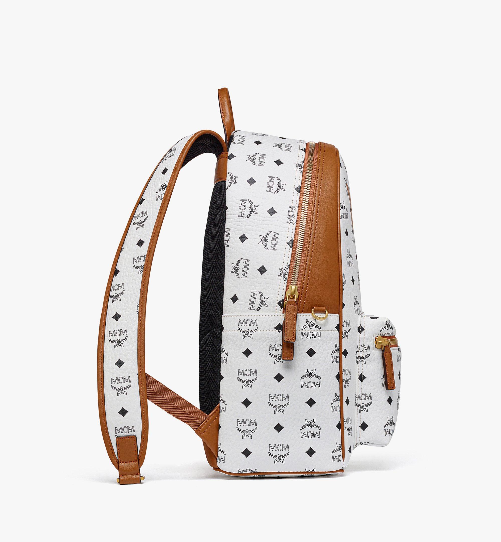 Mcm backpack white cheap