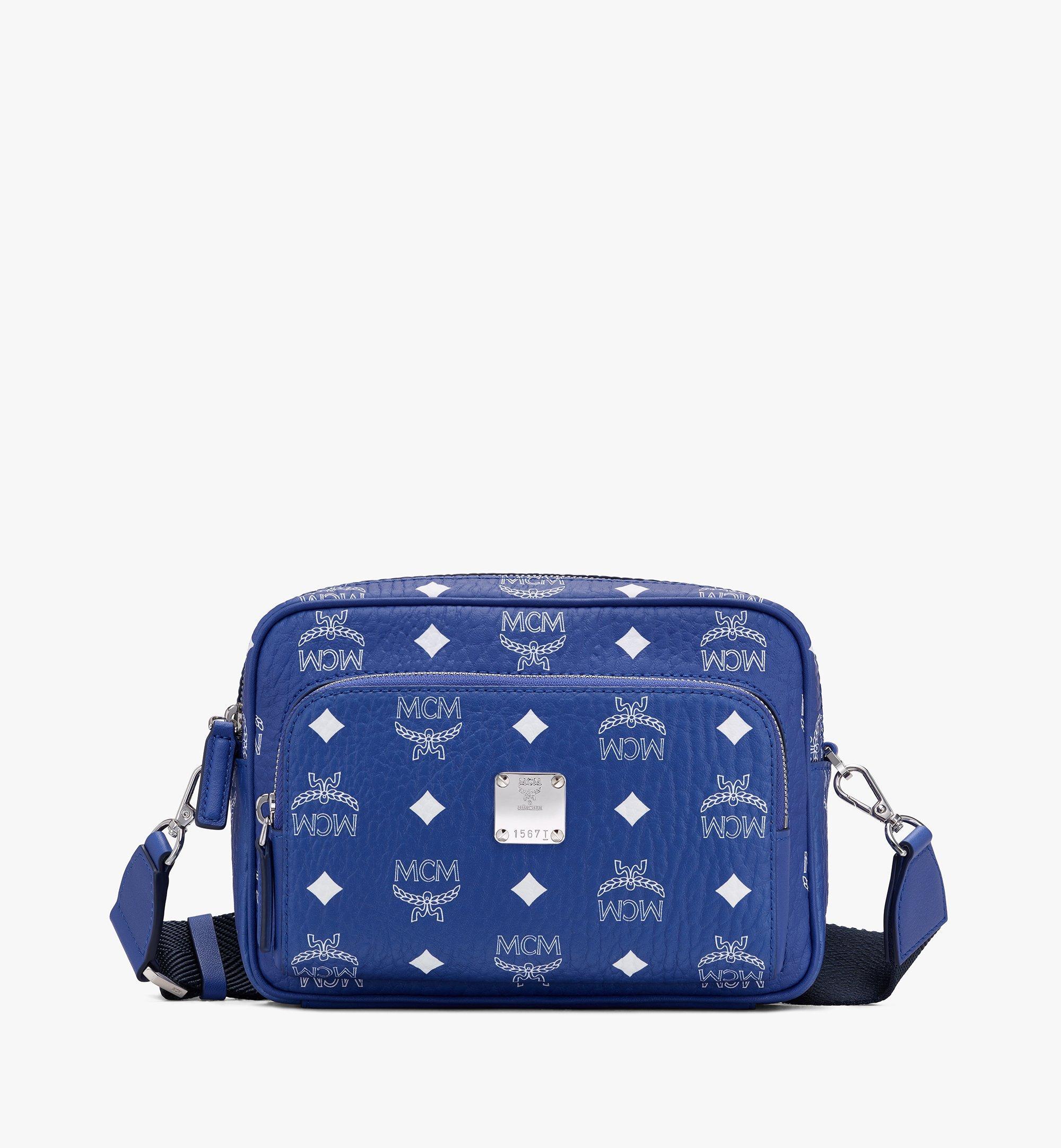 mcm blue crossbody