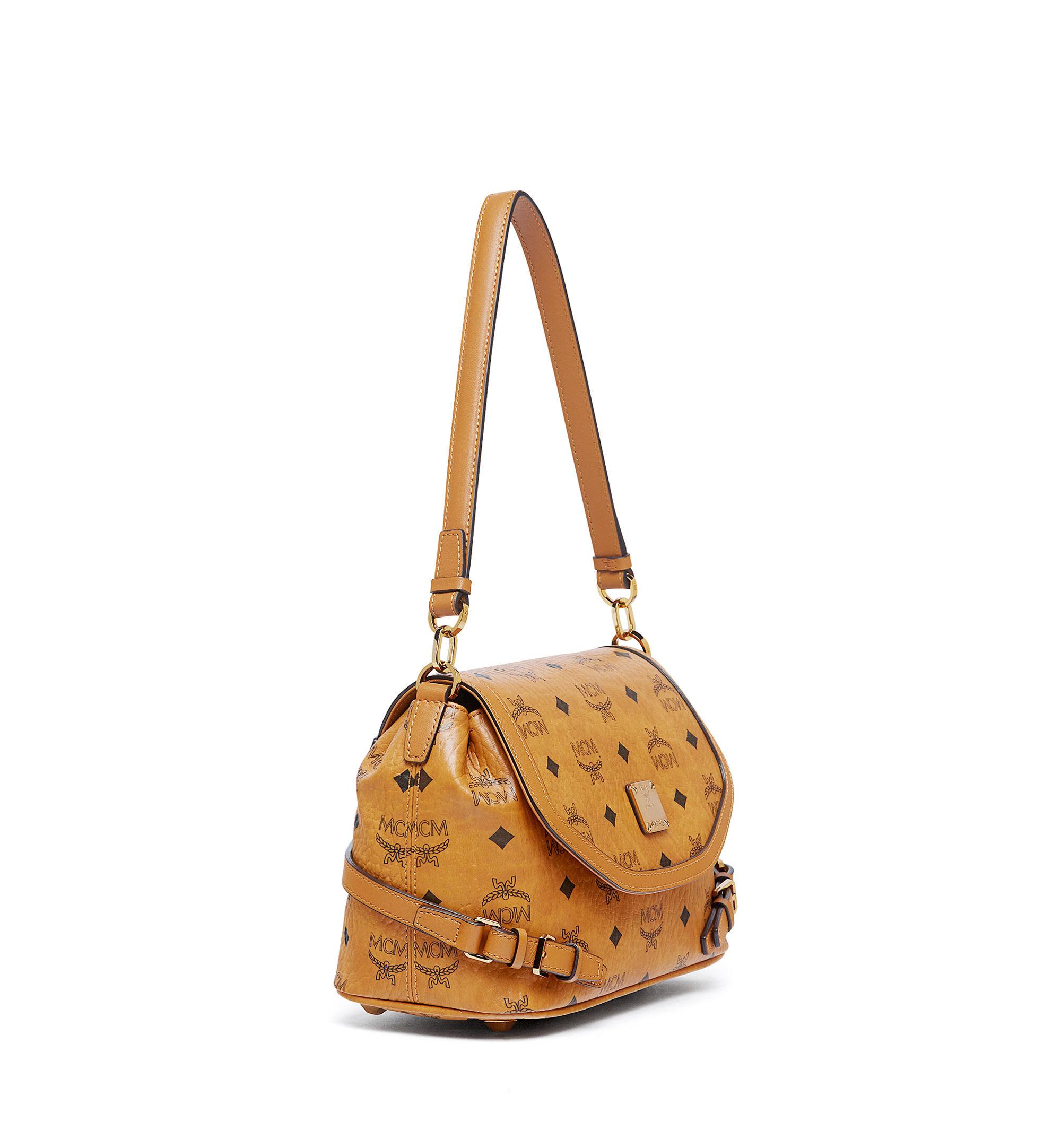 Mcm Essential Crossbody Bag In Visetos Original IUCN Water