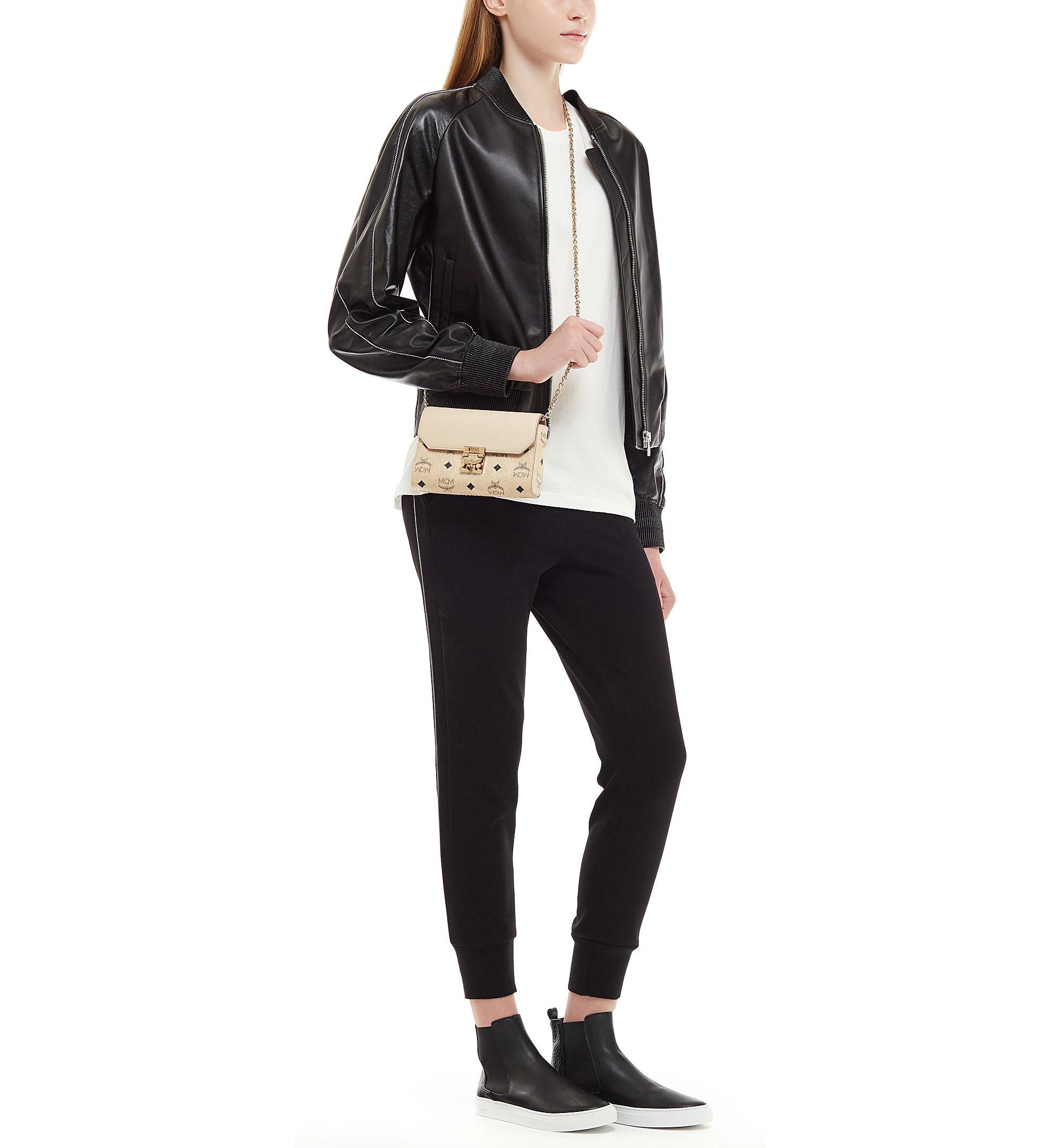 mcm millie flap crossbody