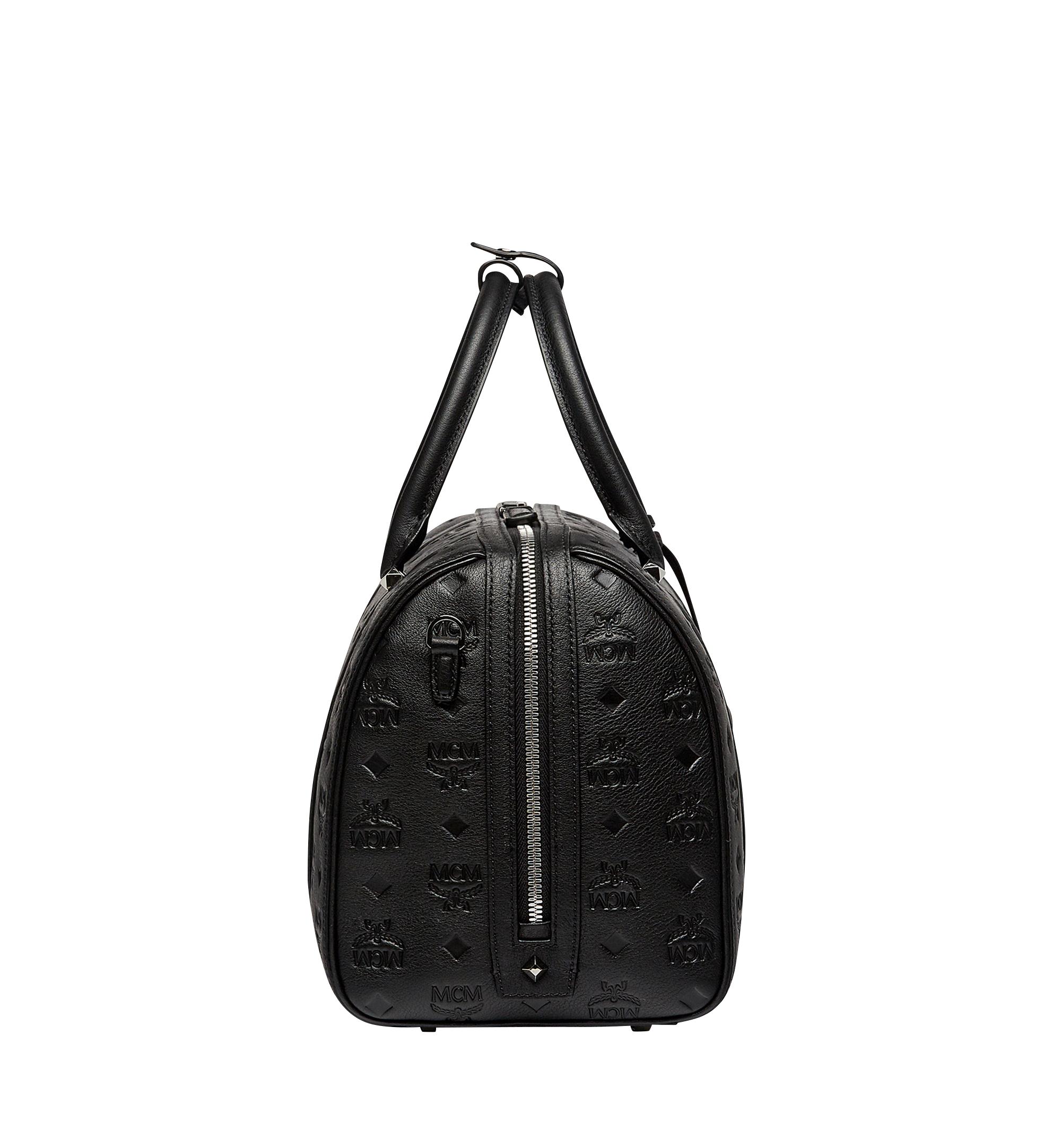 Boston leather handbag MCM Black in Leather - 33340323
