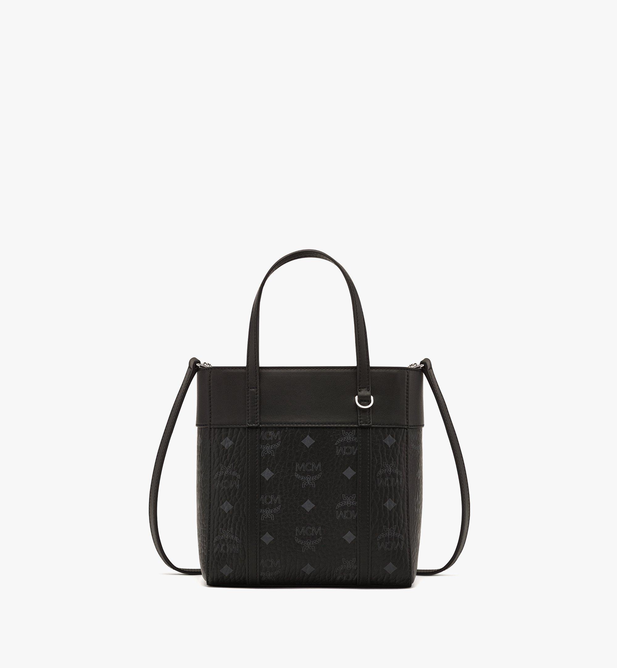 Small Aren Tote in Visetos Black