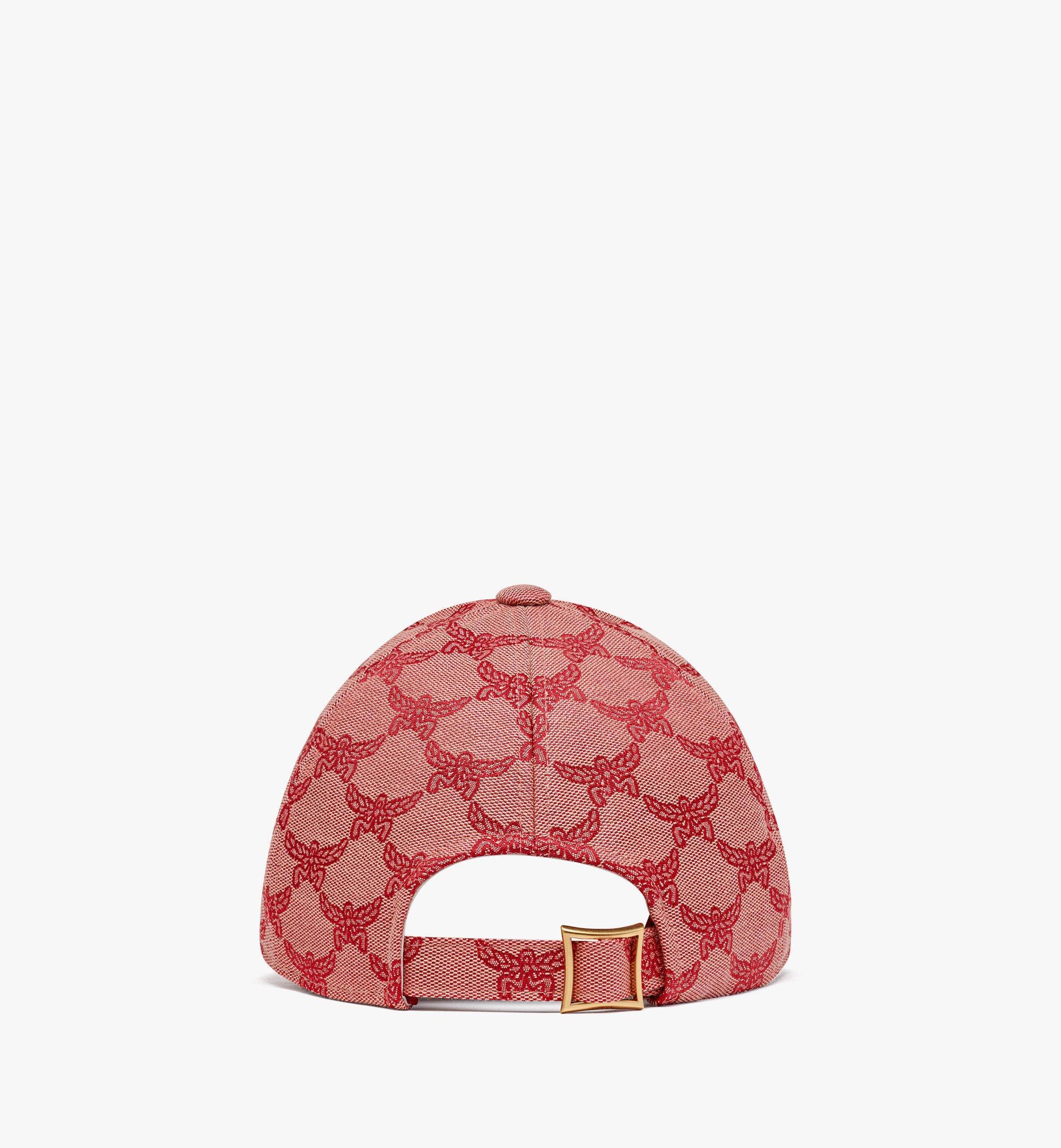 MCM Heart Logo Cap In Lauretos Jacquard in Red for Men Lyst
