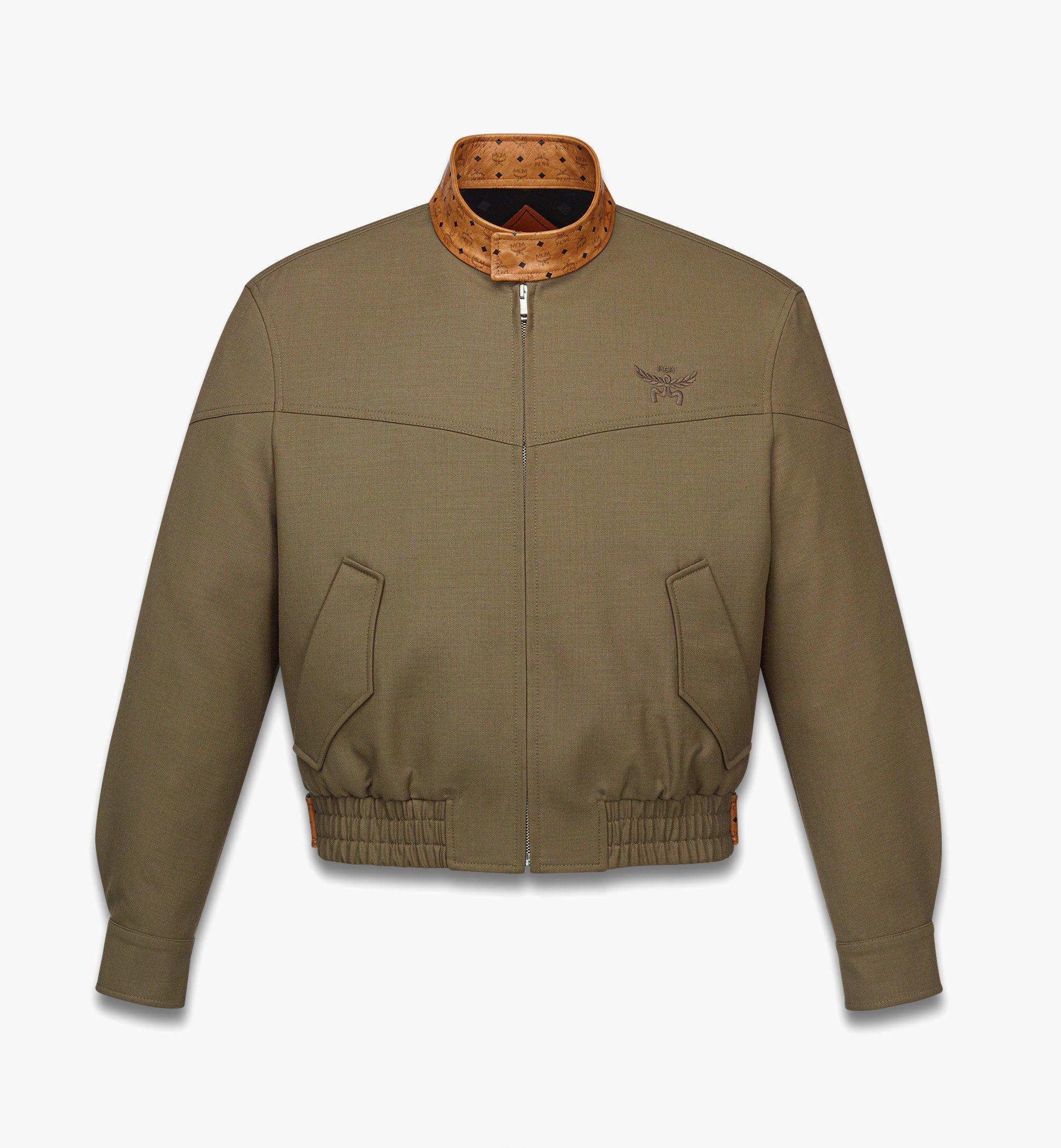 mcm-KHAKI-Jacket-In-Wool-Twill 