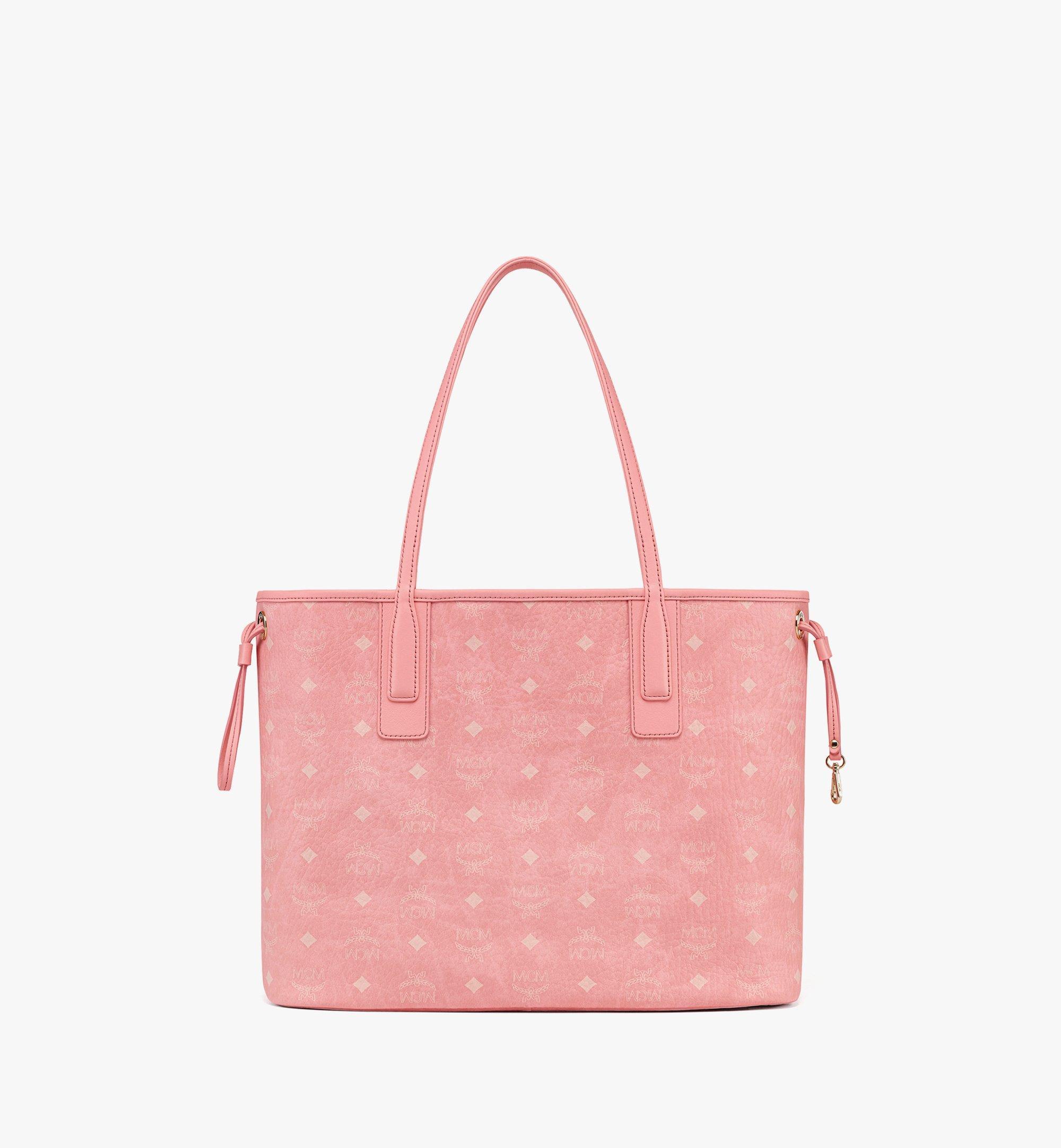 MCM Reversible Liz Shopper In Visetos in Pink Lyst UK