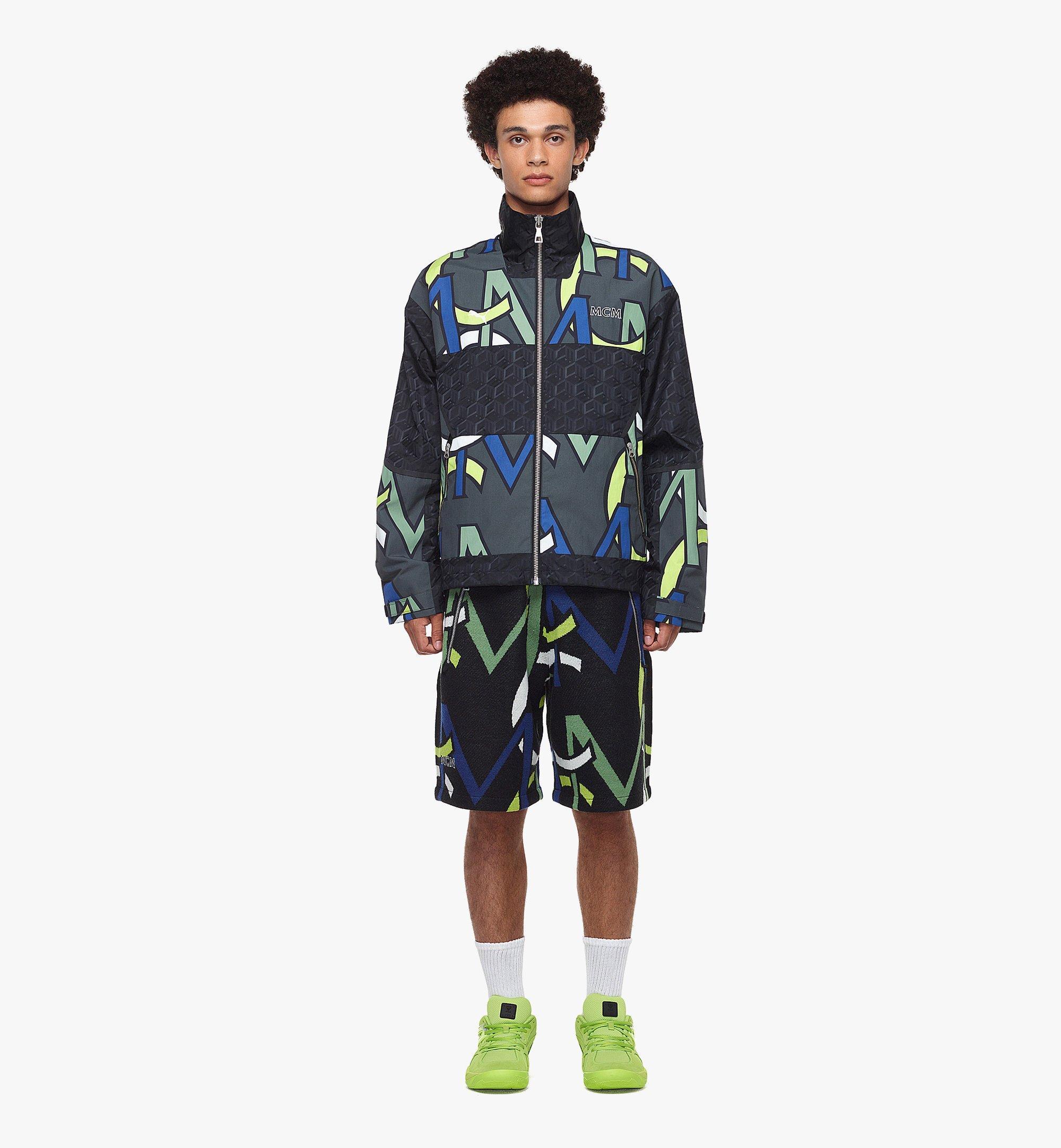 MCM X Puma Monogram Jacquard Jacket in Blue for Men