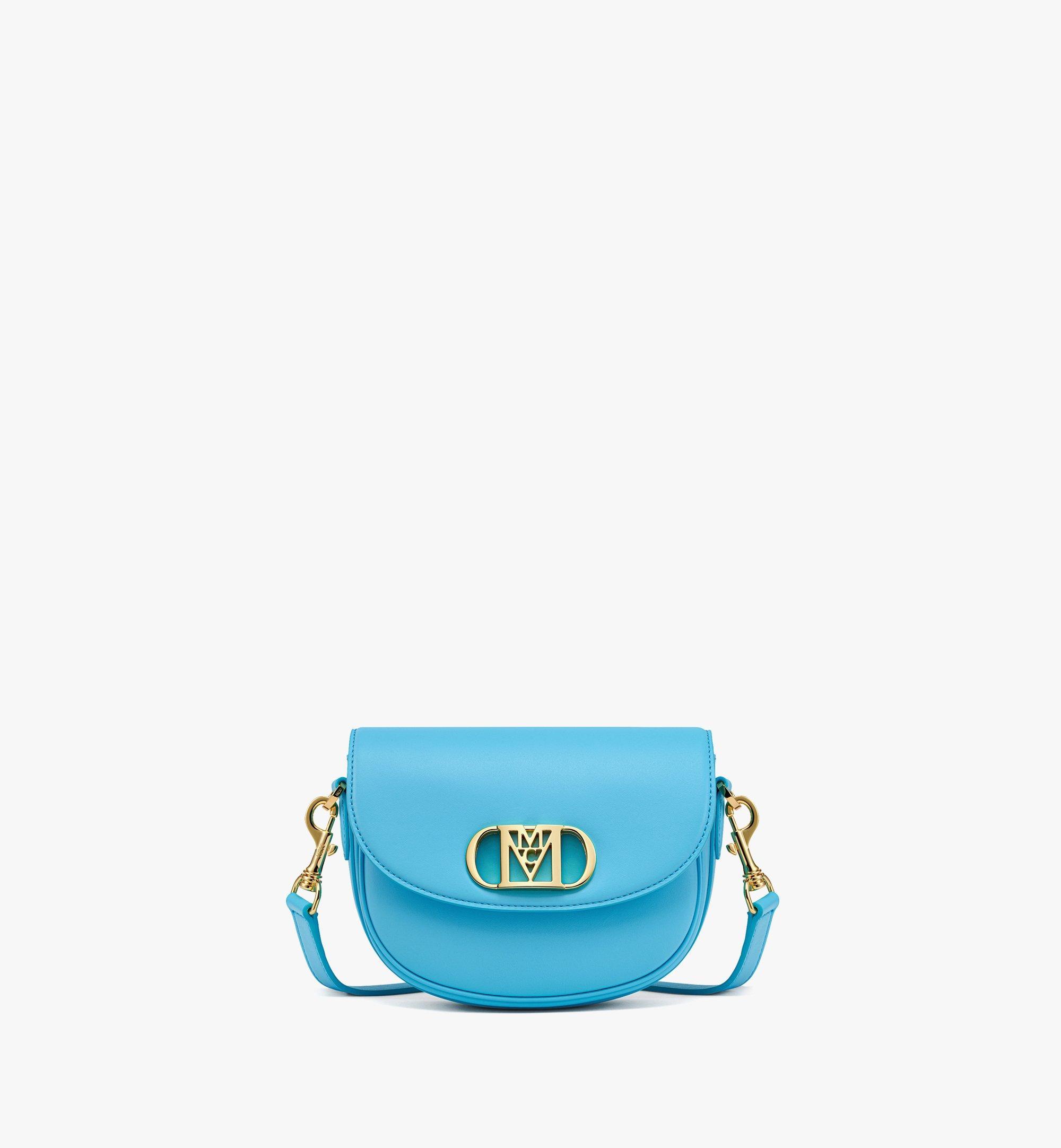 Mcm Mini Mode Travia Crossbody Bag - Blue