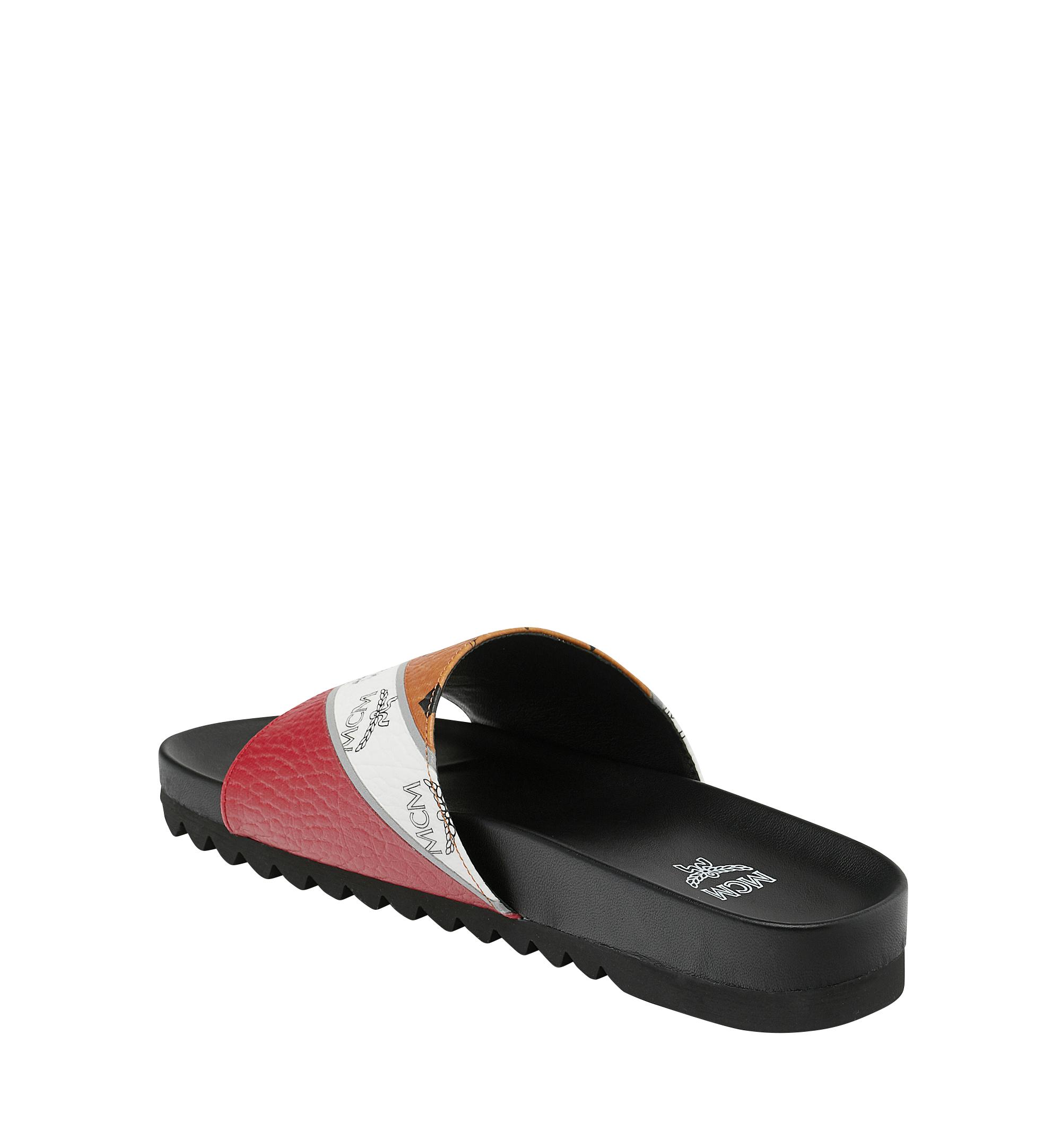 MCM Canvas M Move Logo Visetos Slide Sandals for Men - Lyst