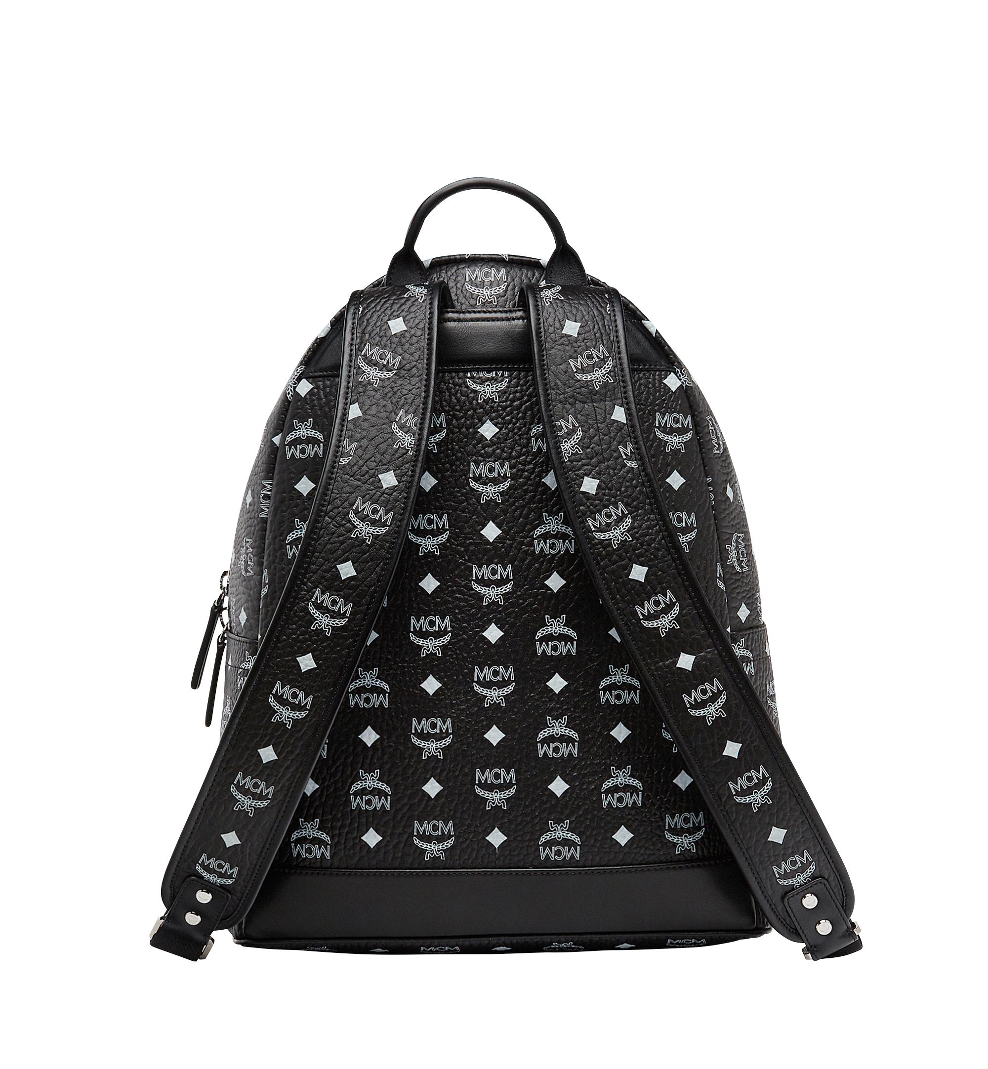 Mcm Stark 40 Visetos Backpack in Black