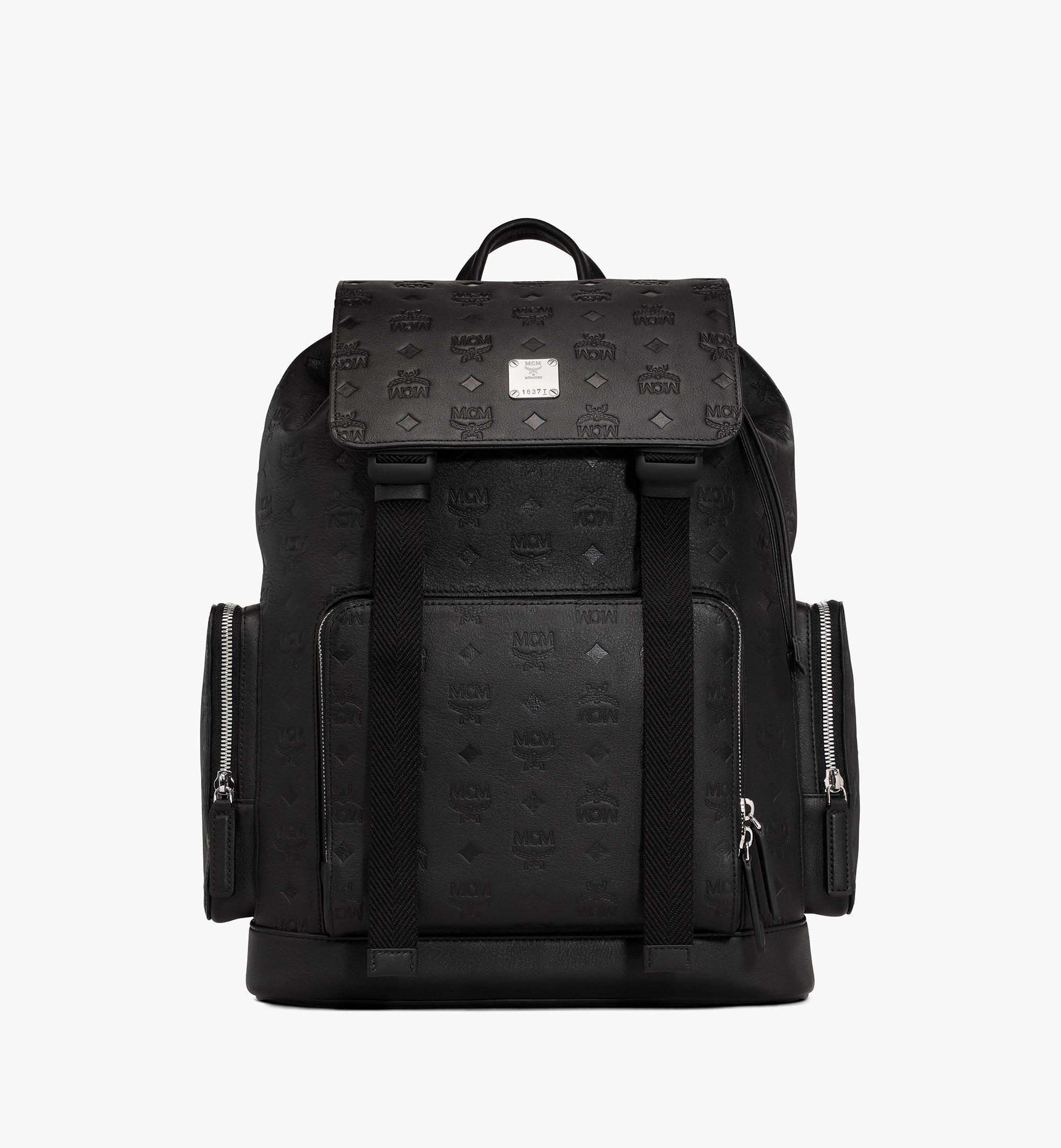 MCM Brandenburg Backpack In Monogram Leather in Black for Men Lyst