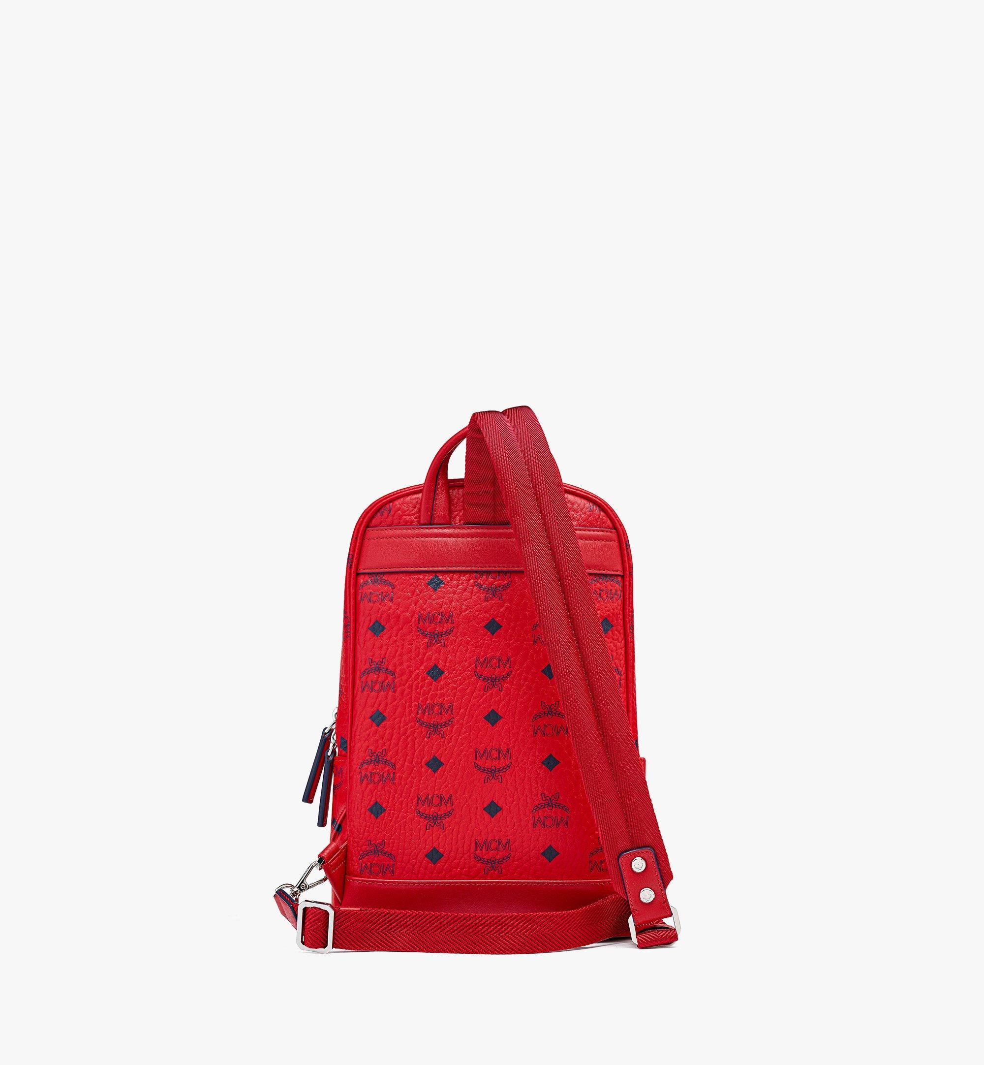 MCM Visetos Shoulder Bag - Red Shoulder Bags, Handbags - W3050692