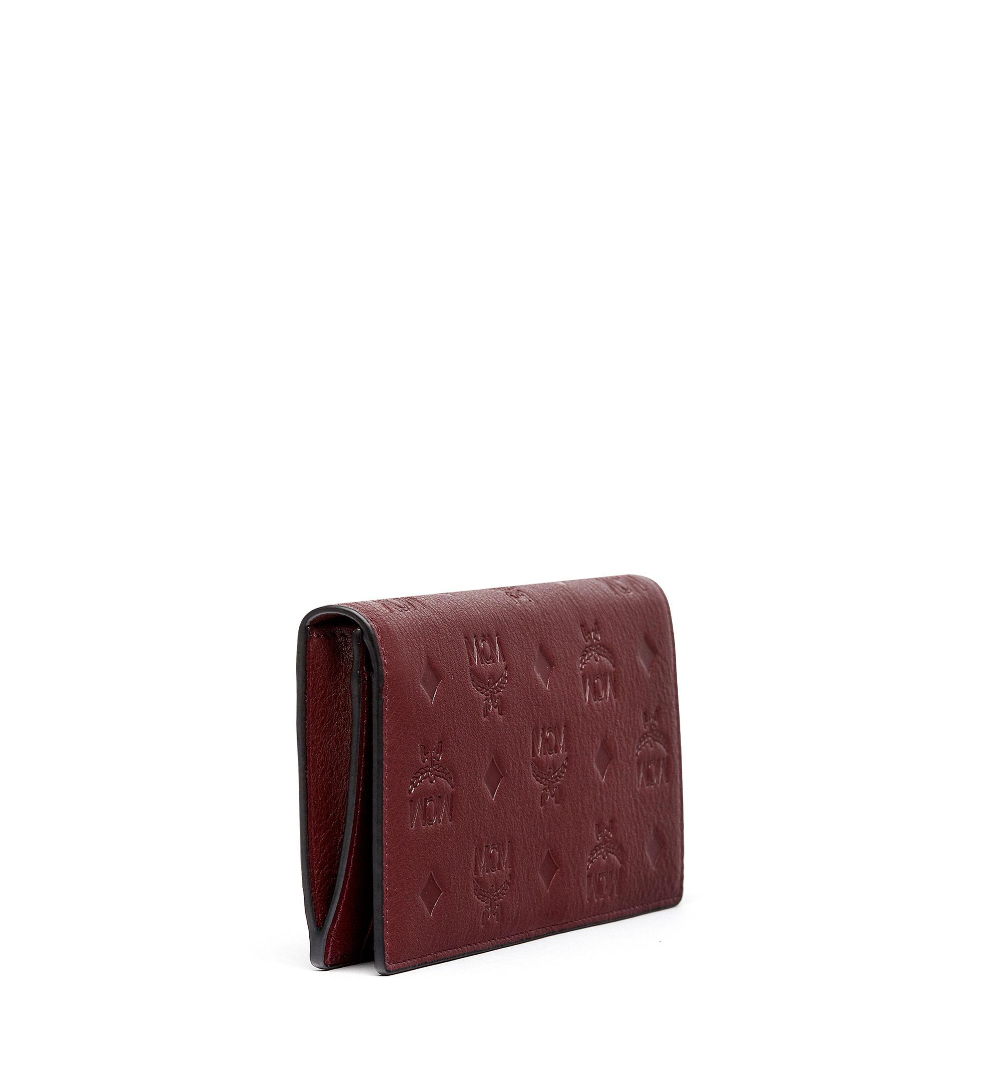 klara mini trifold wallet in monogram leather