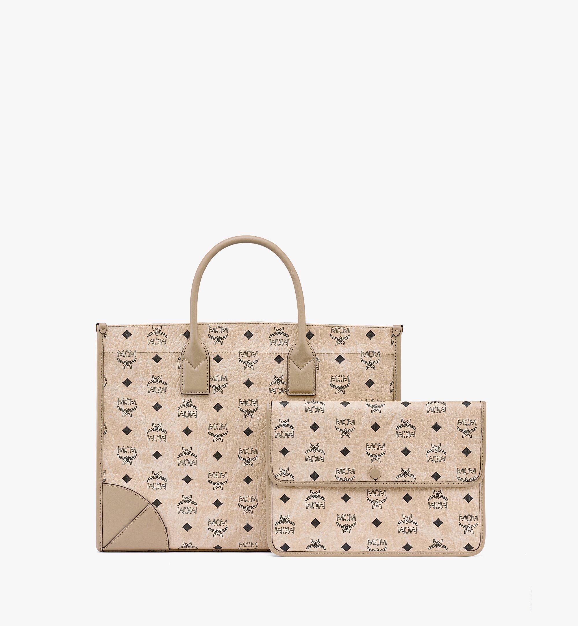 MCM-Visetos Munchen Tote with Pouch - Couture Traders