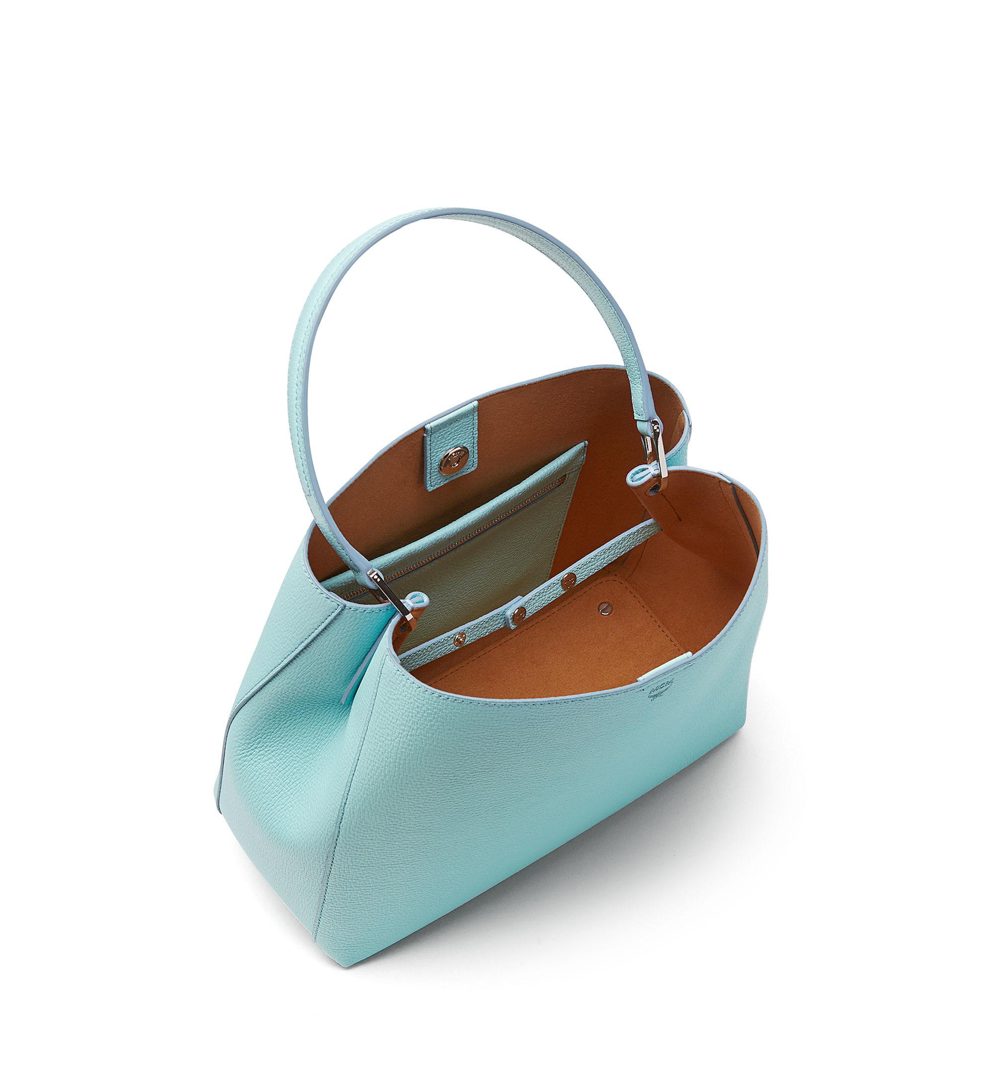 MCM Leather Sarah Hobo in Blue - Lyst