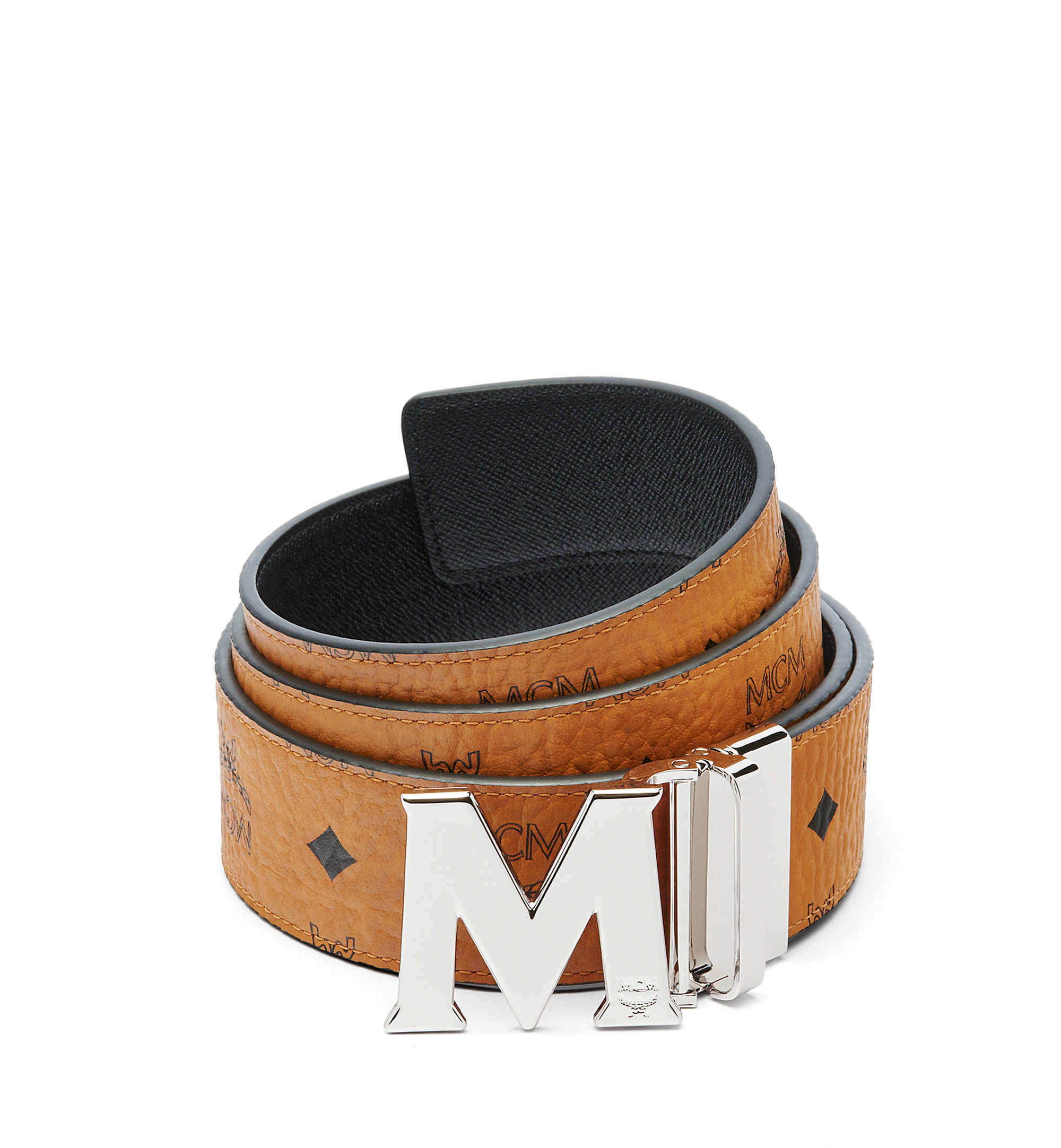 Mcm Claus Reversible Belt 1.8" in Brown for Men | Lyst