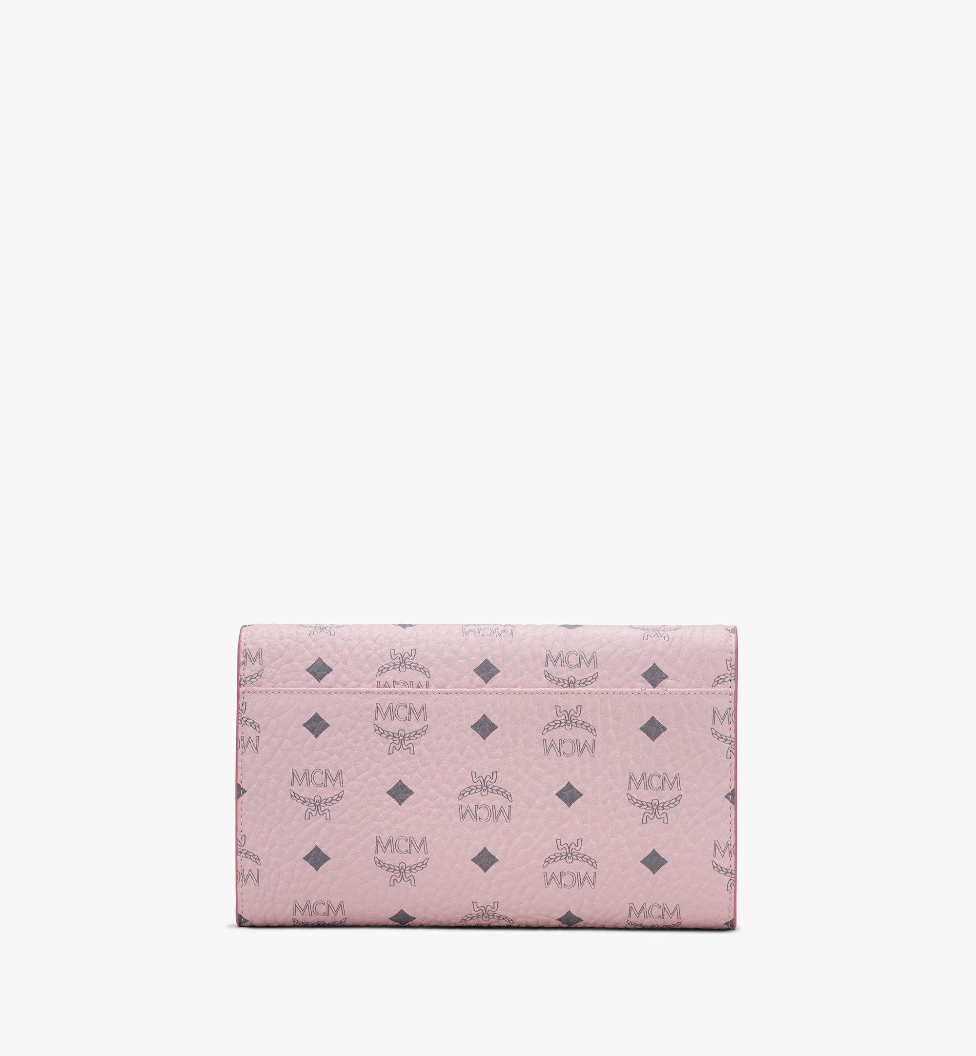 Wallet Mcm Geldbeutel Pink MCM Large Patricia Fold Wallet In Pink Lyst