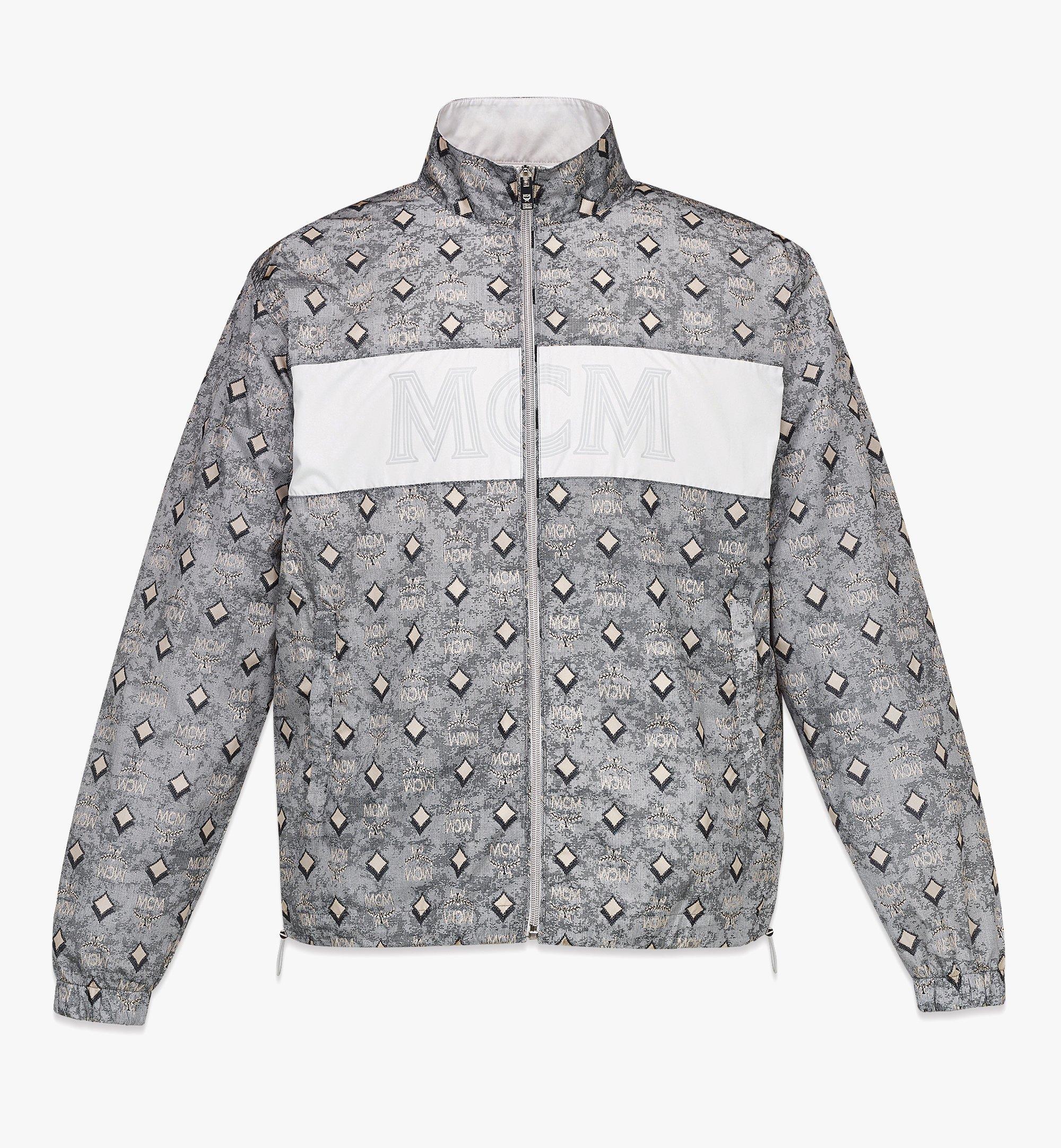 Louis Vuitton Indigo Monogrammed Denim Velvet Collar Detail Jacket S