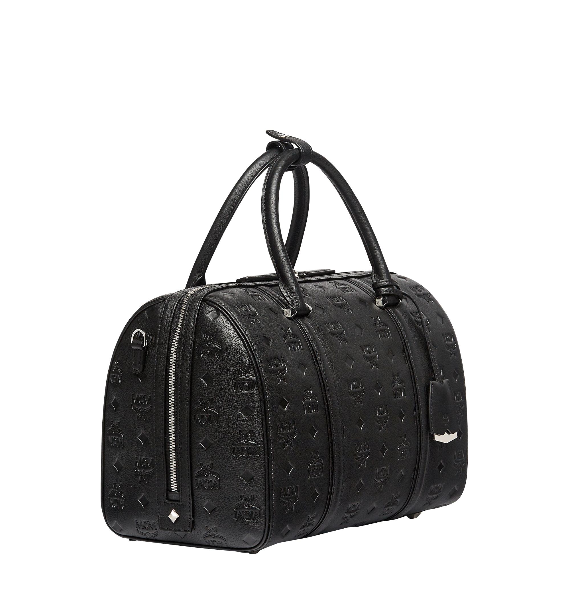 Boston leather mini bag MCM Black in Leather - 23764475