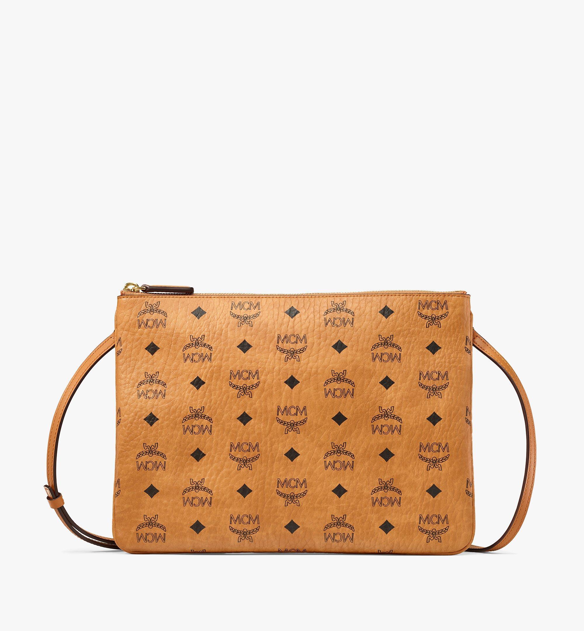 mcm multifunction pouch in visetos
