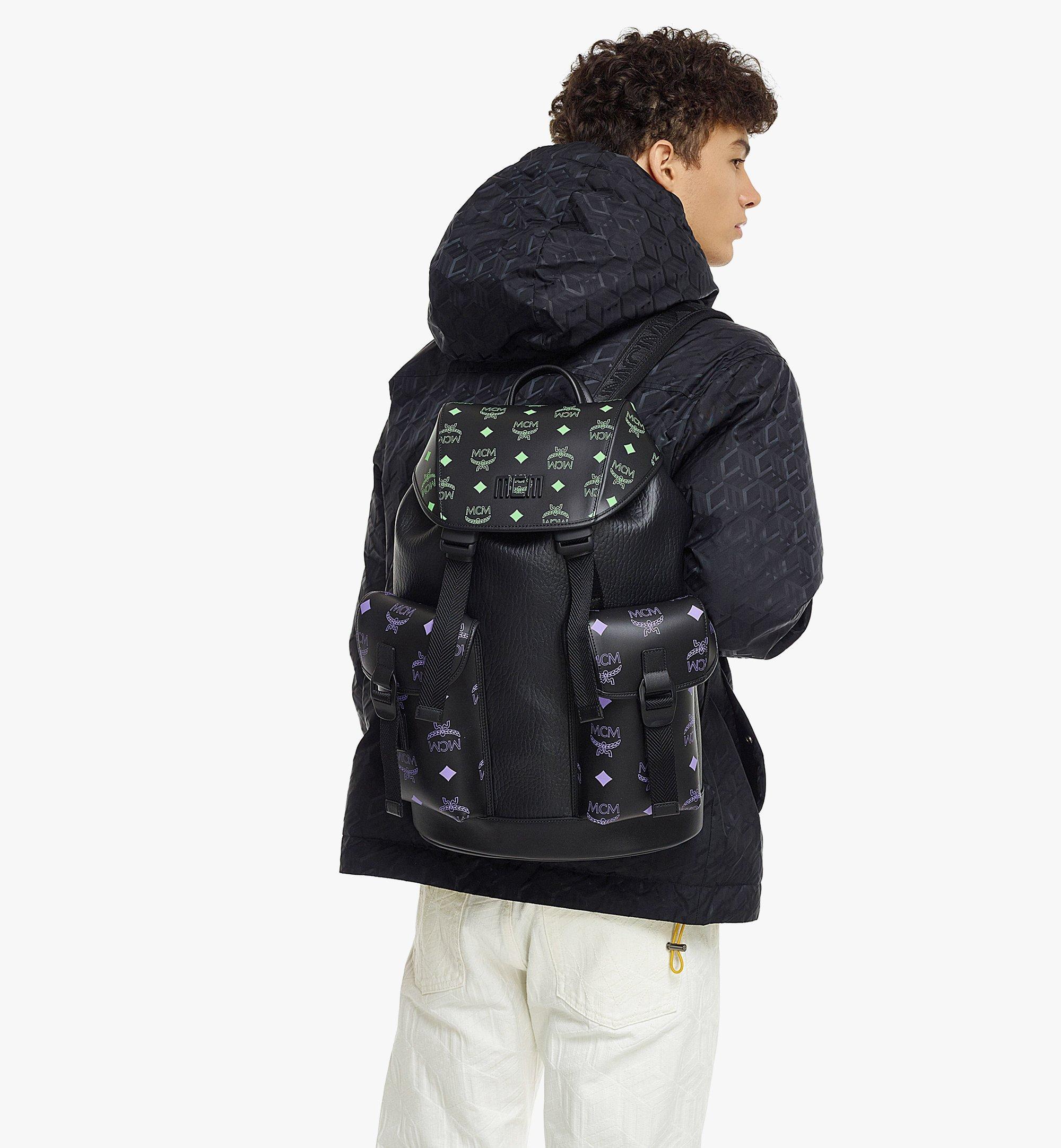 Mcm (Brandenburg Backpack in Color Splash Logo Leather) – Vip