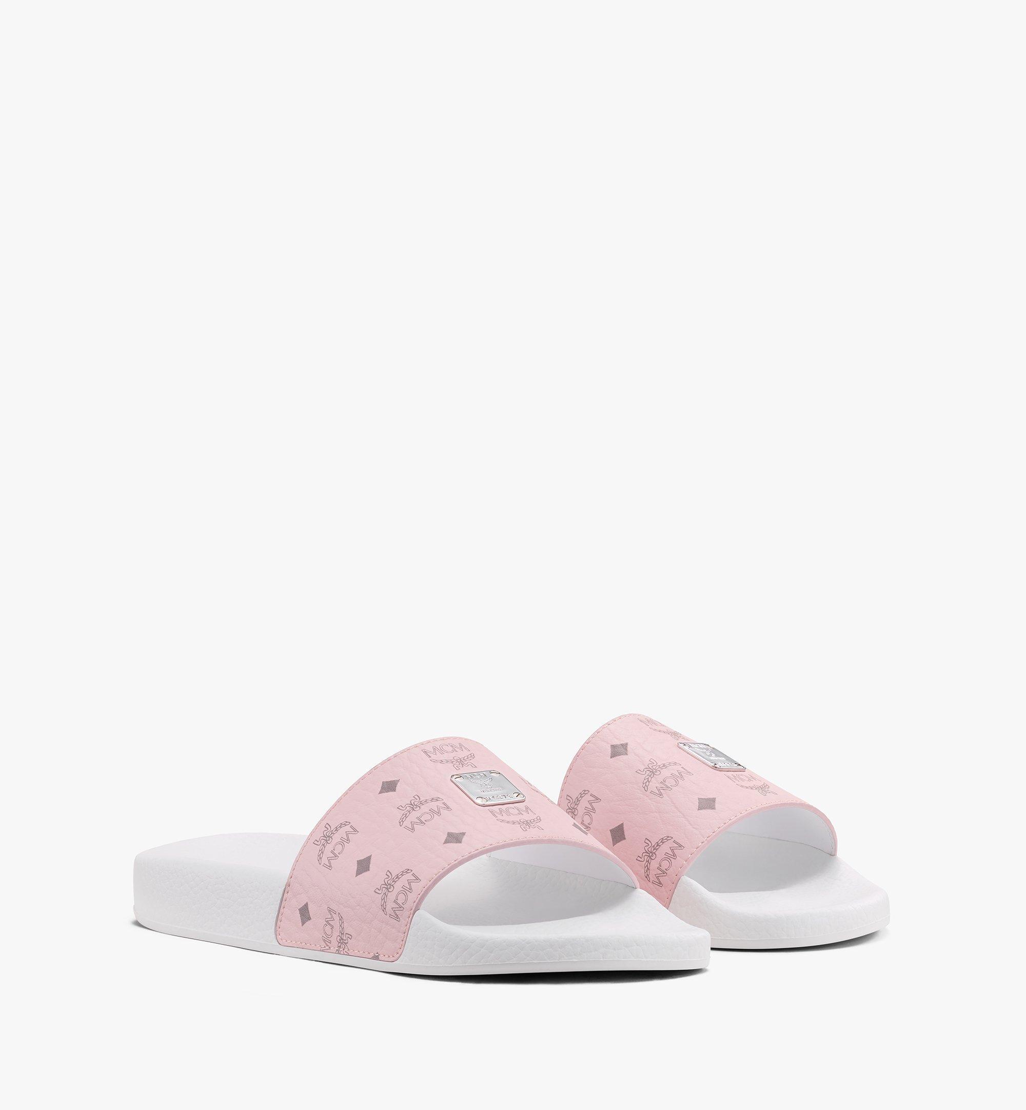 Pink hotsell mcm slides