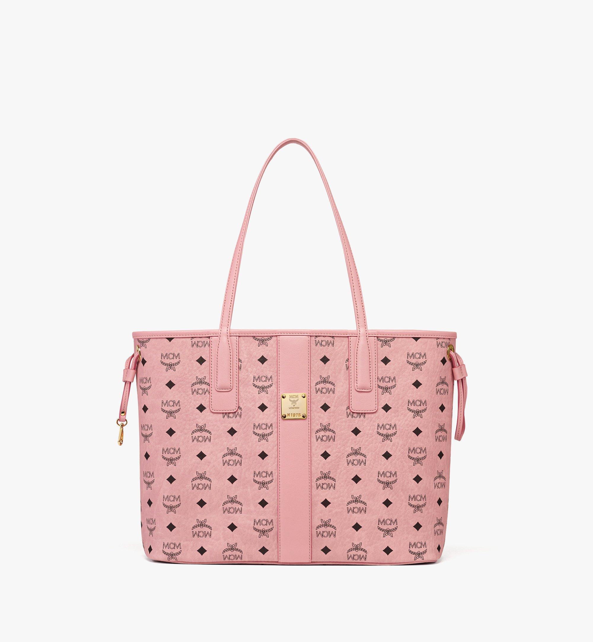 MCM Liz Shopper In Visetos in Pink Lyst UK