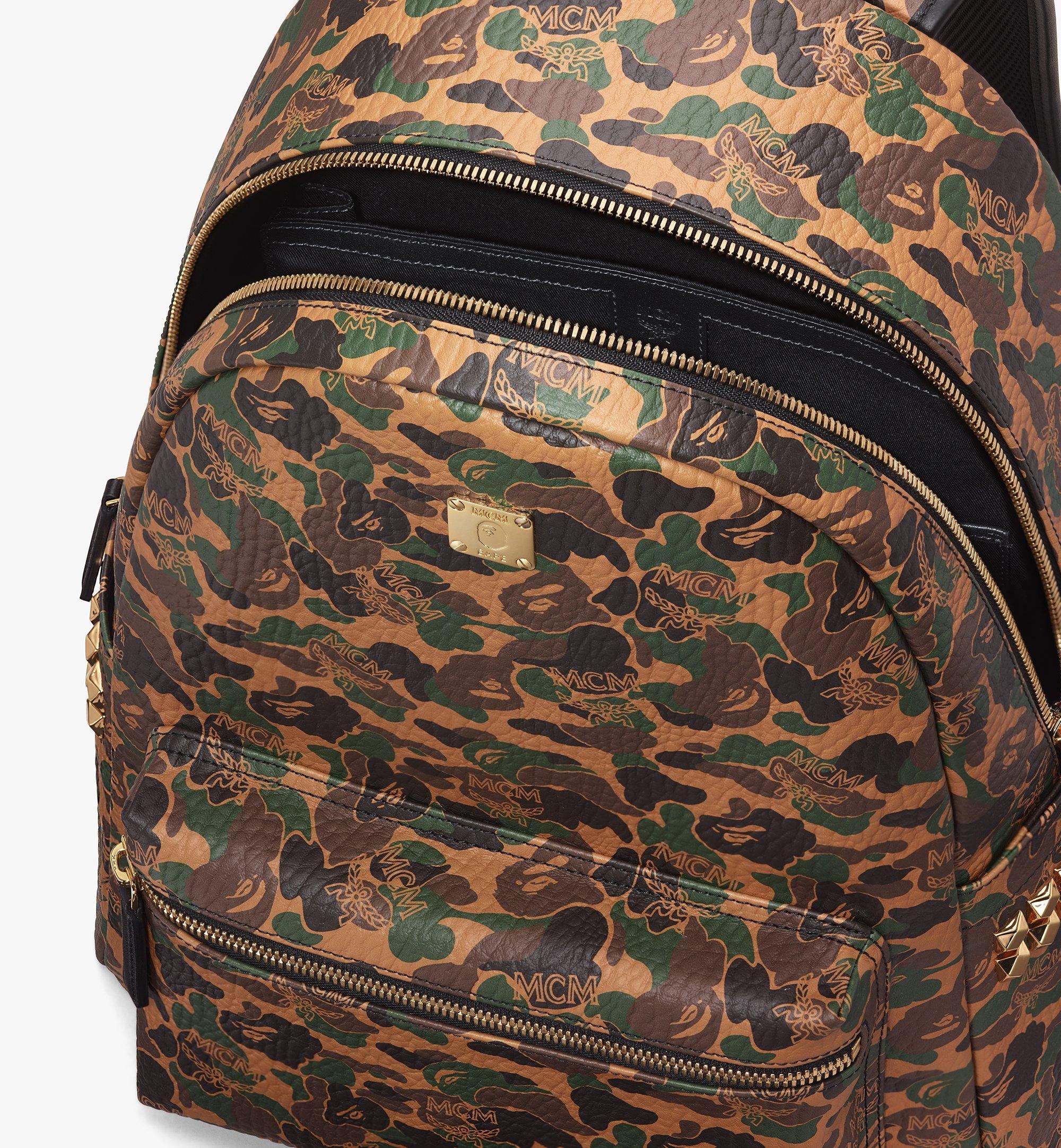 Bape Back Pack Mcm A Bathing Ape X MCM Collaboration