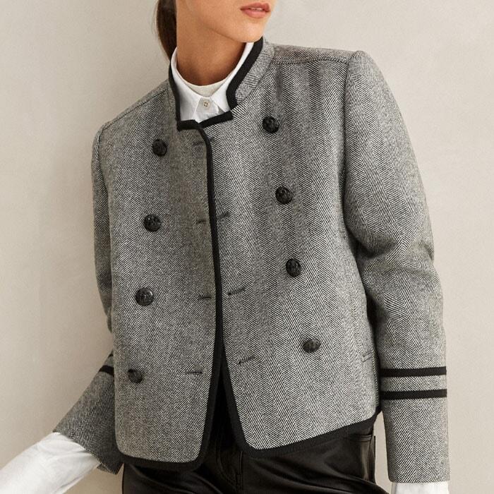 Short military hotsell jacket