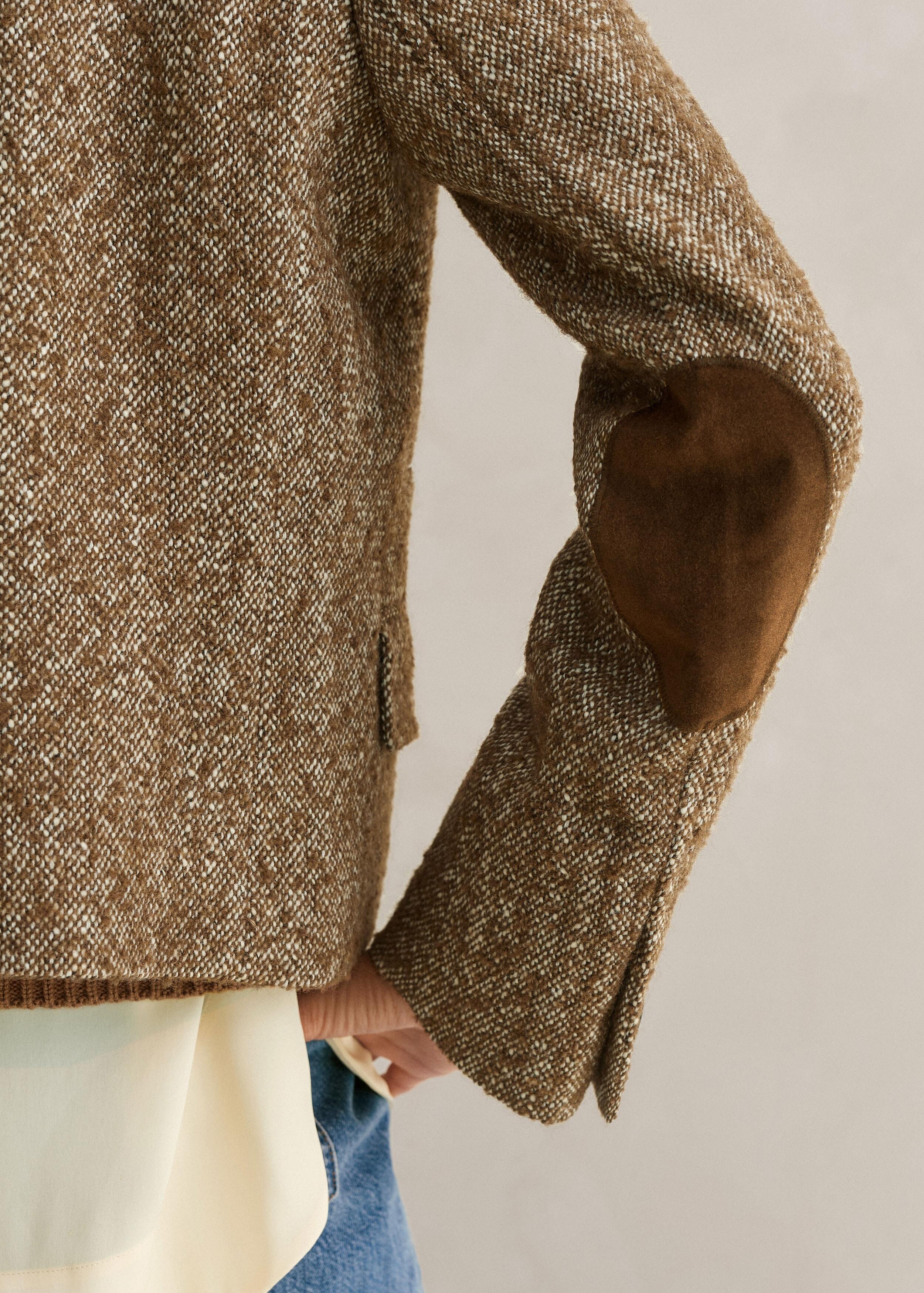 Tweed jacket store elbow patches