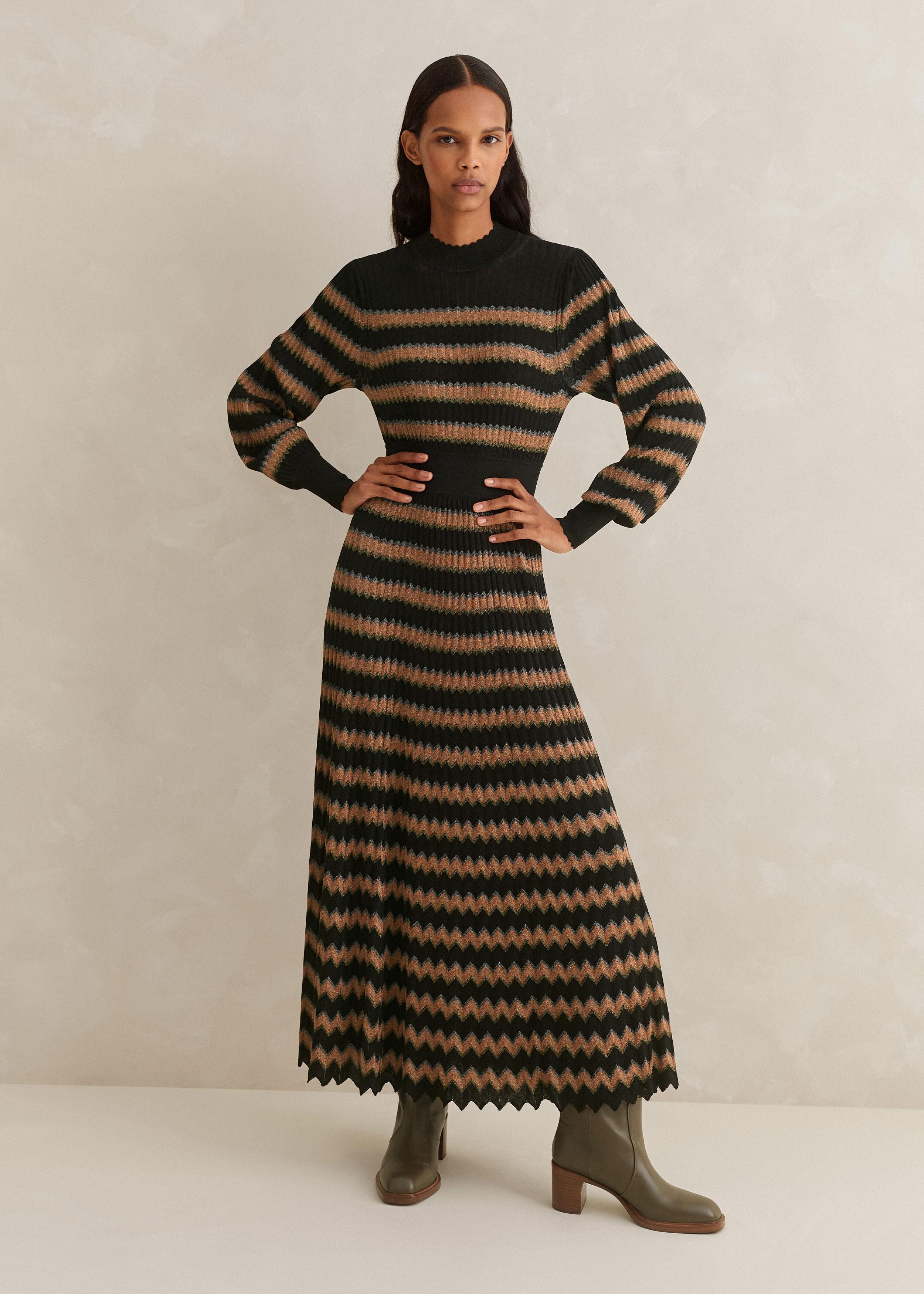 Fit and flare maxi dress uk online