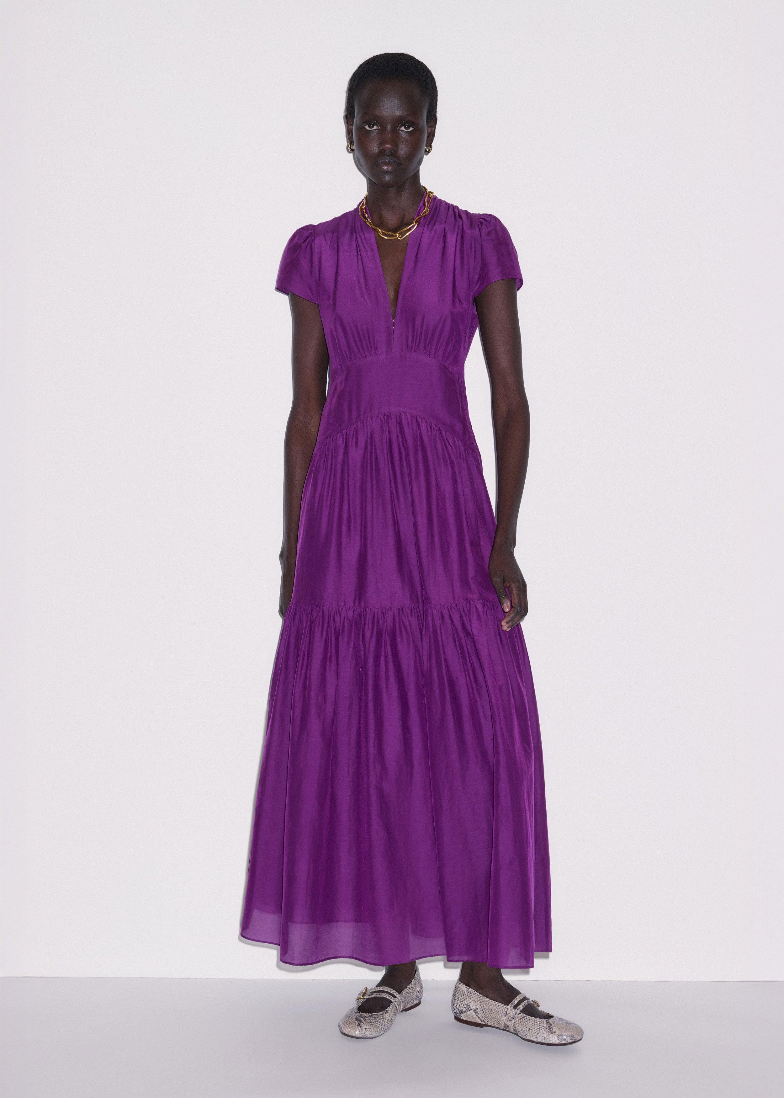 Designer Purple Silk Dresses for Women - Up to 71% off | Lyst