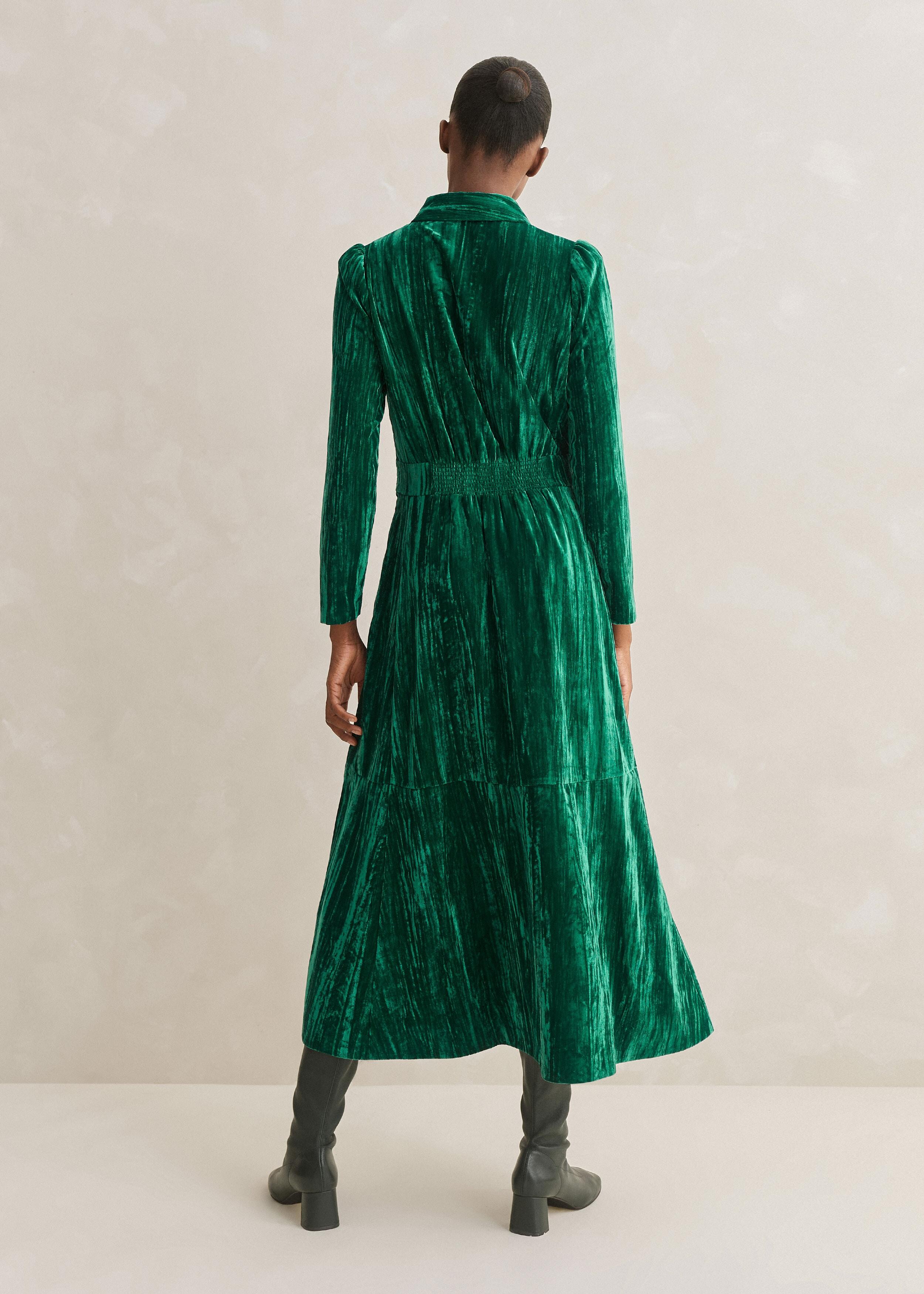 velvet holiday dress womens Out On The Dance Floor Emerald Green Velvet Maxi Dress  Shop the Mint
