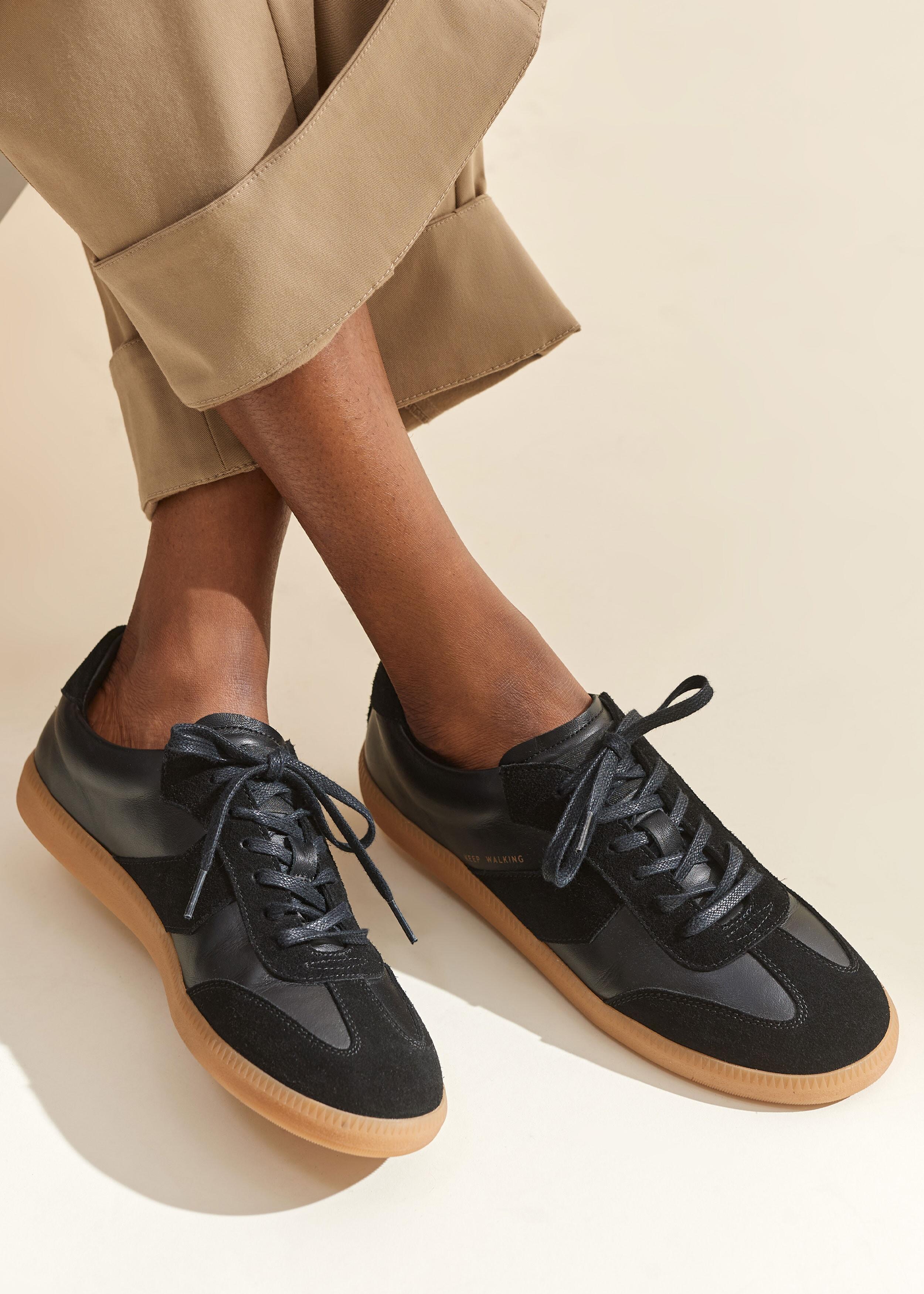 ME EM Retro Trainer in Black Lyst UK