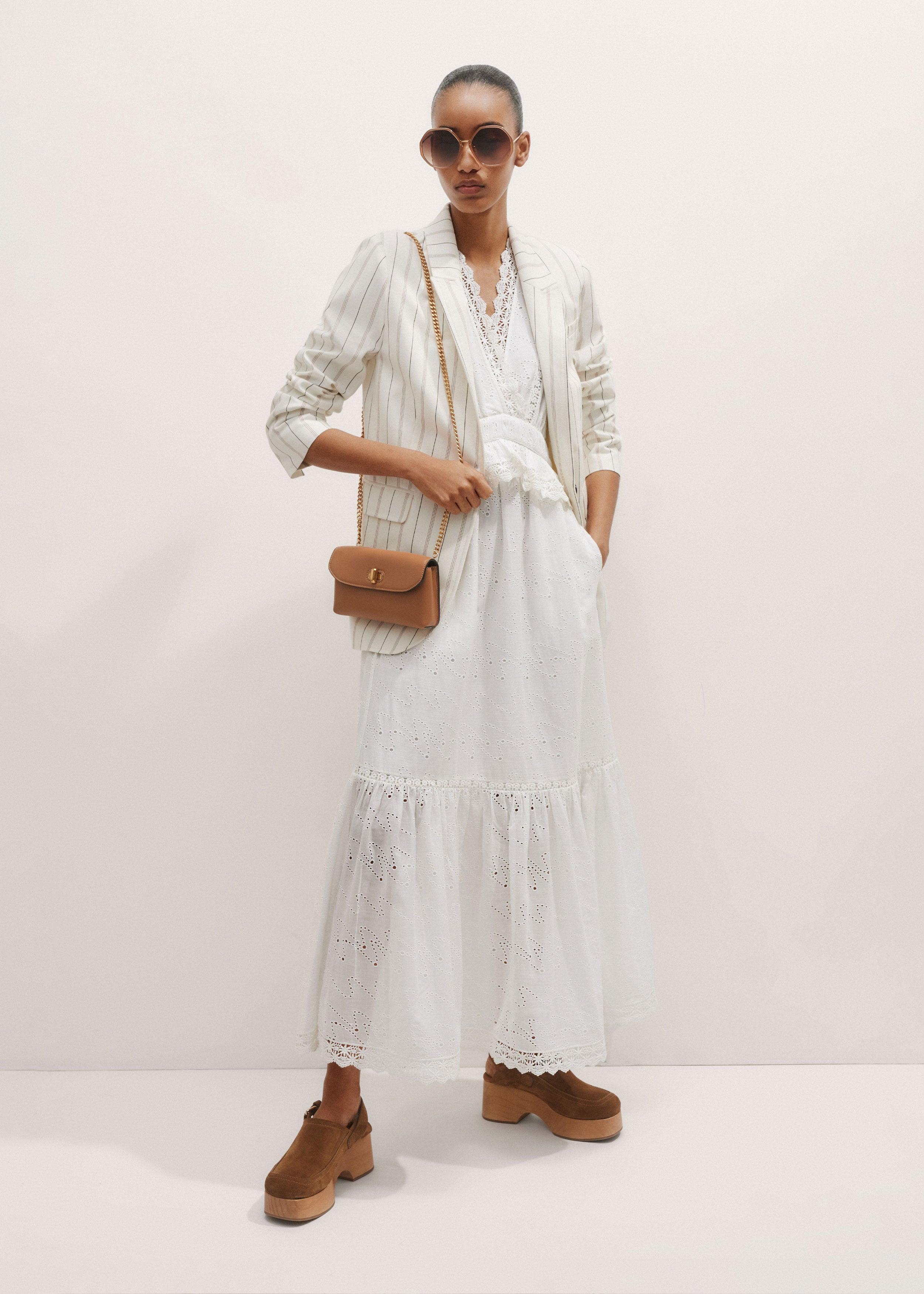 modern zig zag broderie maxi dress Modern Zig Zag Broderie Maxi Dress - STACIE FLINNER