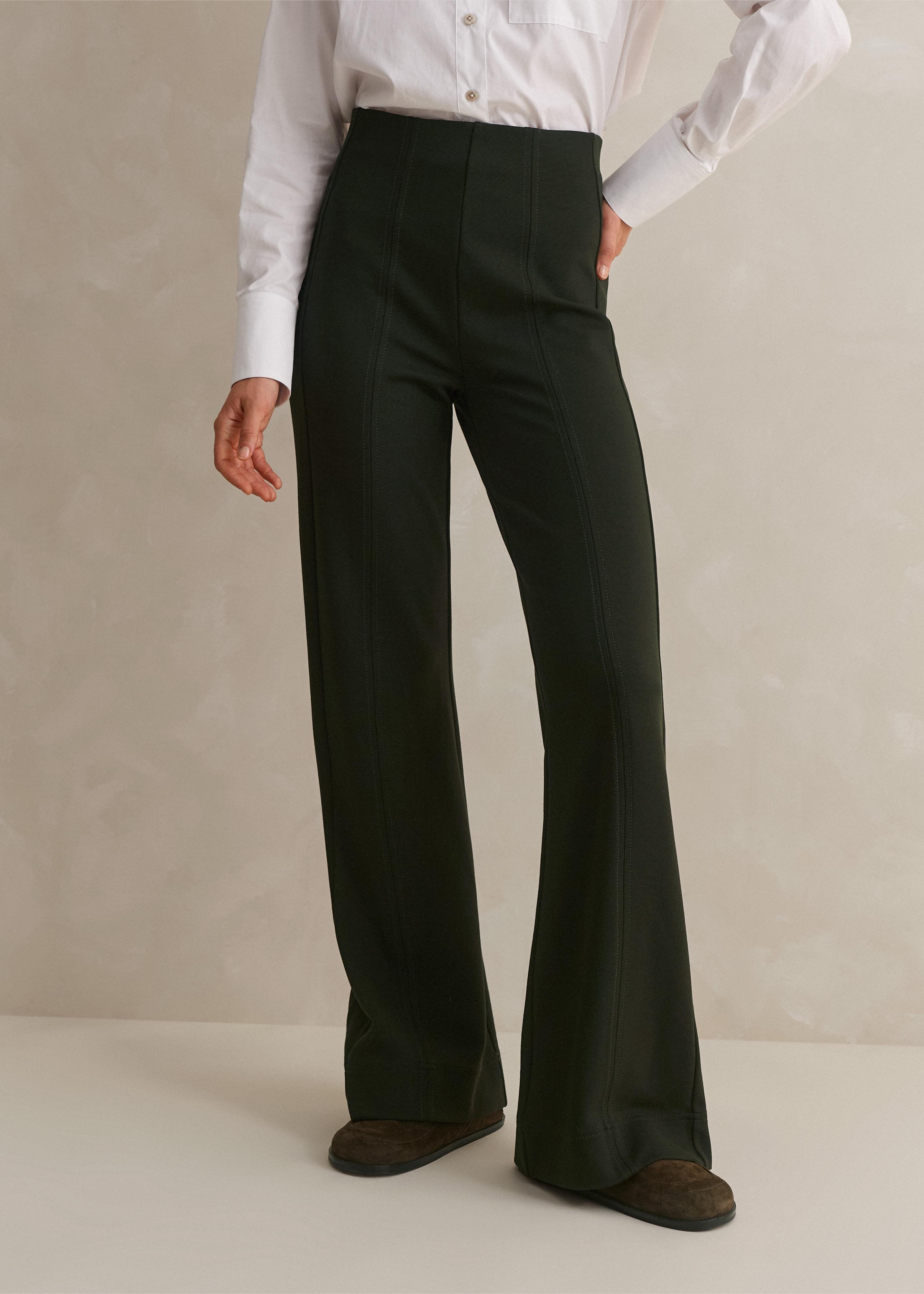 ME+EM Travel Tailoring Kick Flare Trouser in Natural | Lyst UK