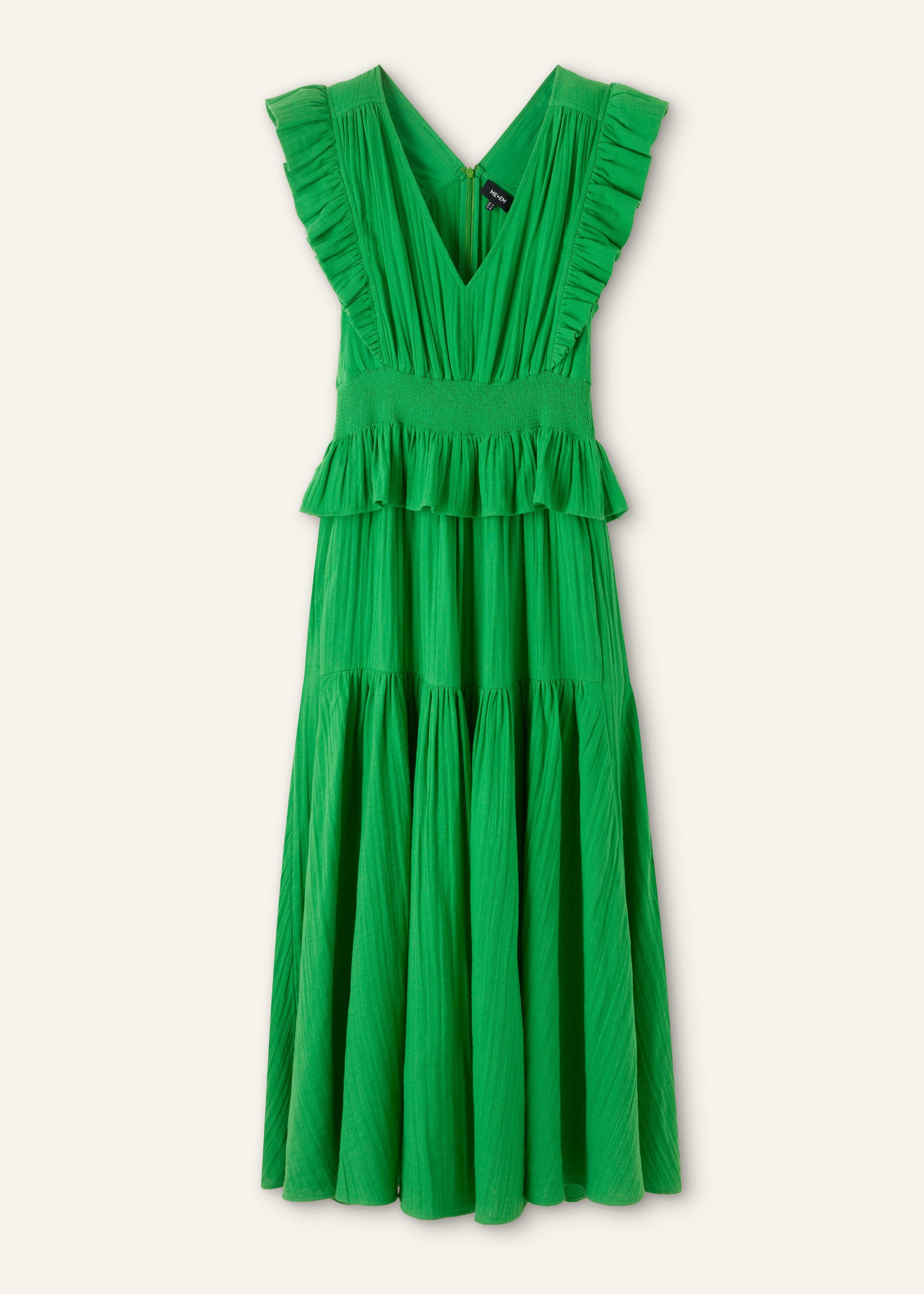 ME+EM Cheesecloth Maxi Dress in Green | Lyst UK ME+EM Cheesecloth Maxi Dress in Green | Lyst UK