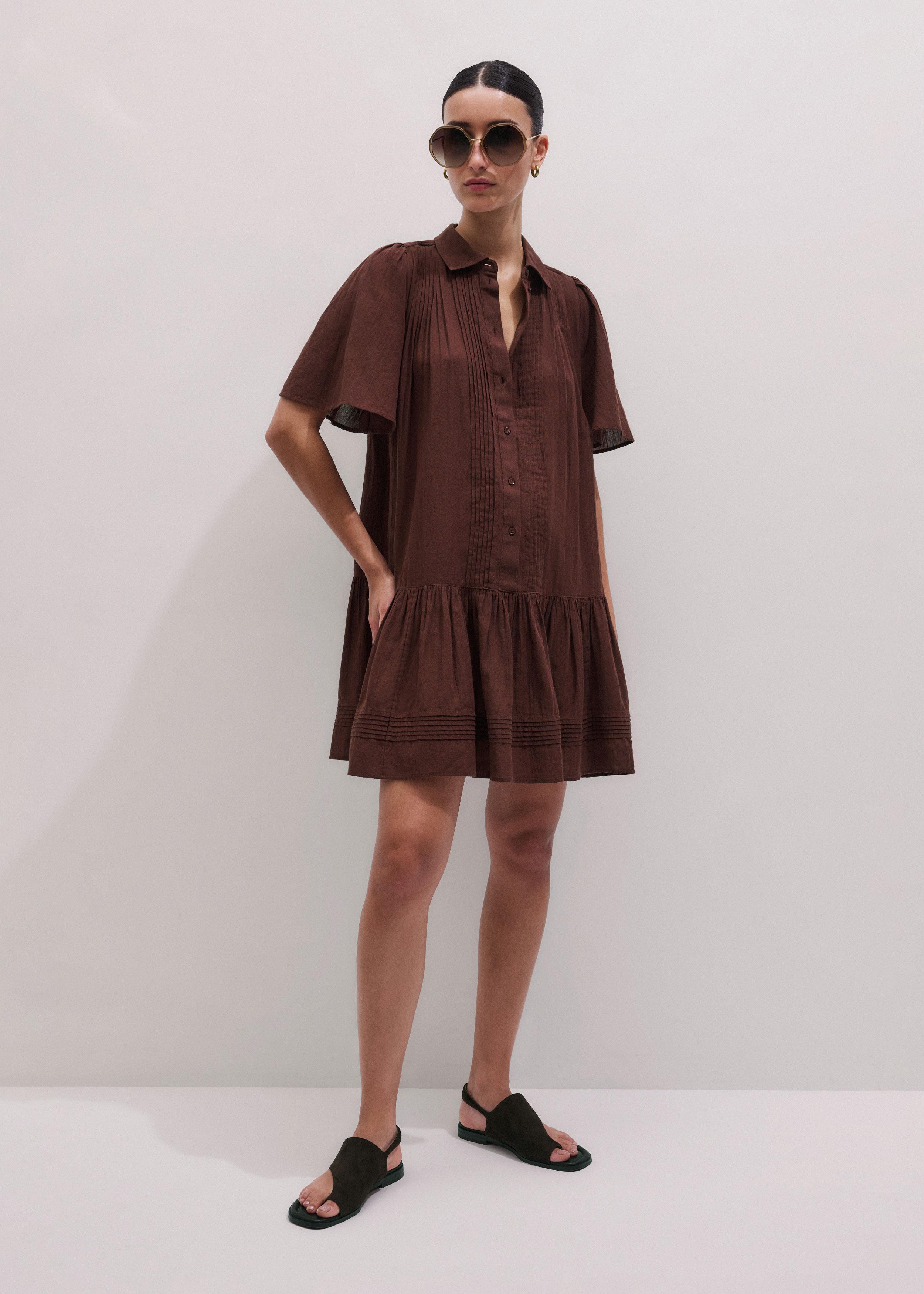 princess polly baby blue dress Brown Floral Dresses for Women main image 1