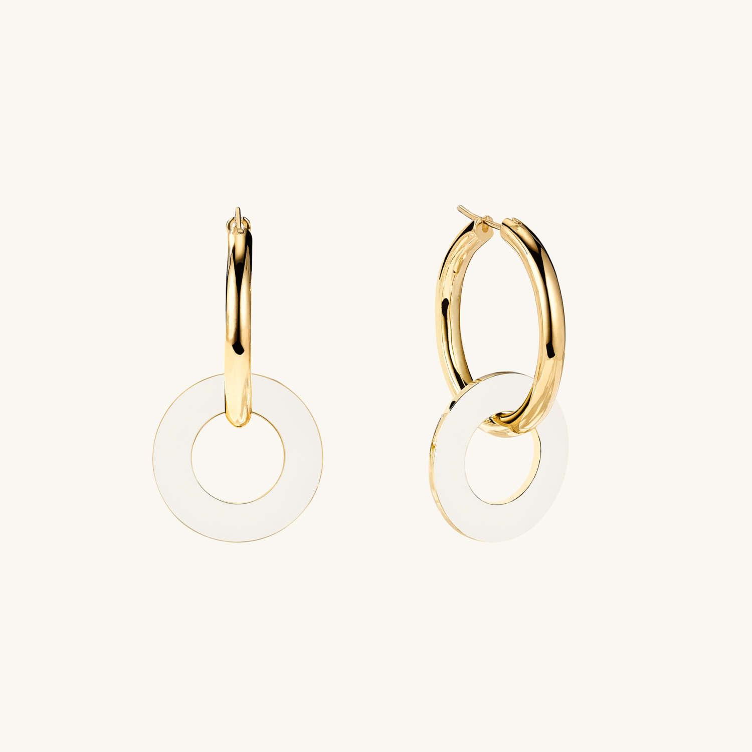 Mejuri Gold Vermeil Hoop Earrings: Chunky Large Hoops