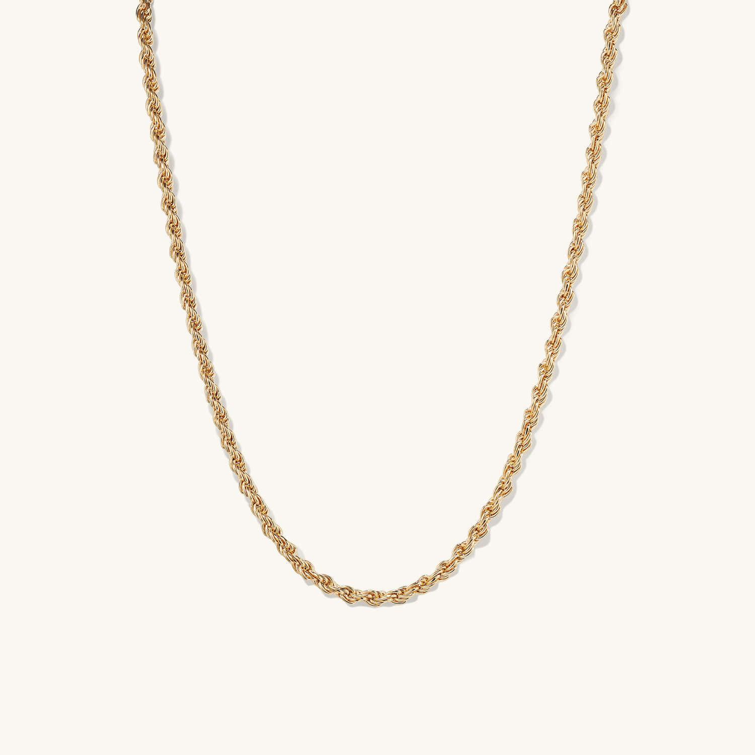 MEJURI Bold Rope Chain Necklace Vermeil Lyst