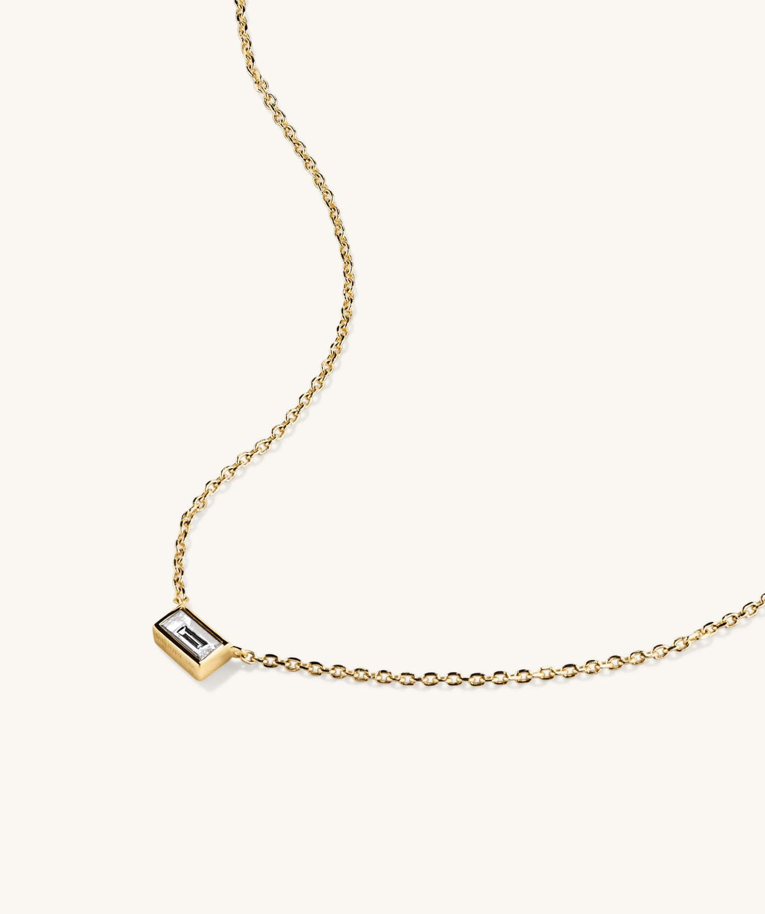Mejuri baguette necklace deals