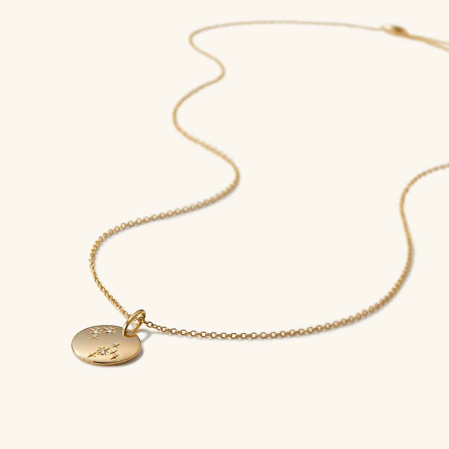 MEJURI Zodiac Necklace Pisces | Lyst