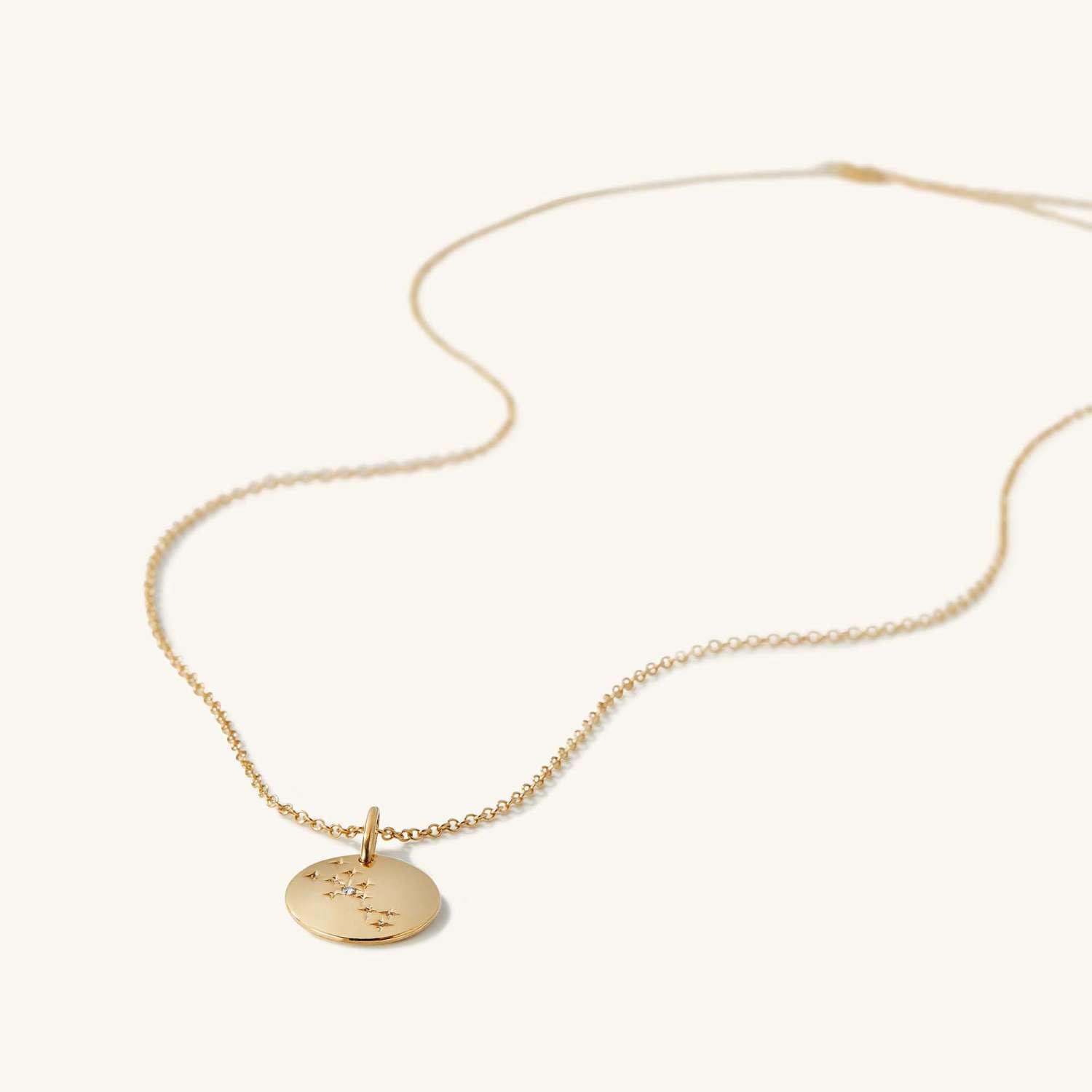 MEJURI Zodiac Necklace Pisces | Lyst